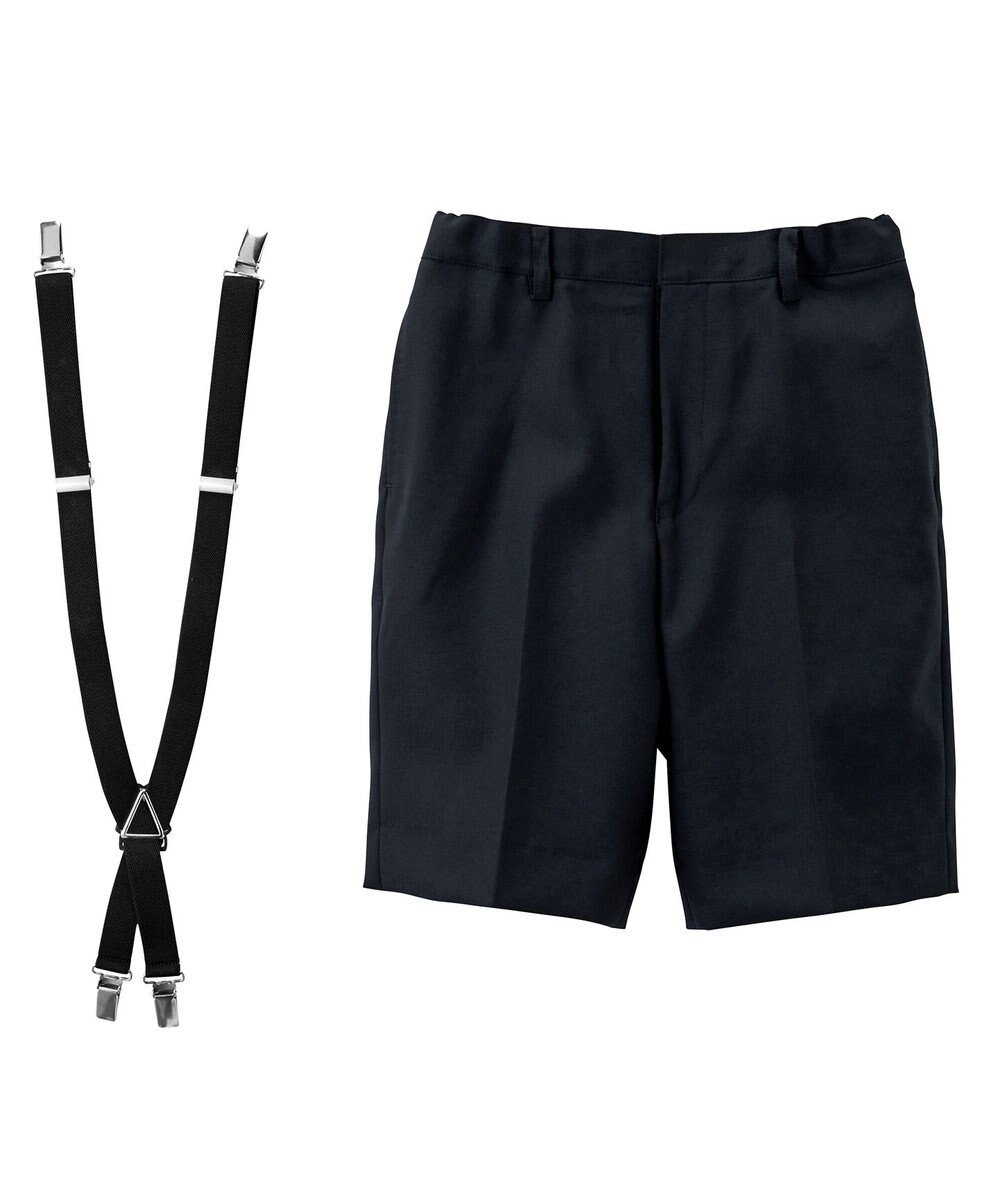 MIKI HOUSE HOT BISCUITS 【110-130cm】ウールサキソニー素材のスーツ 