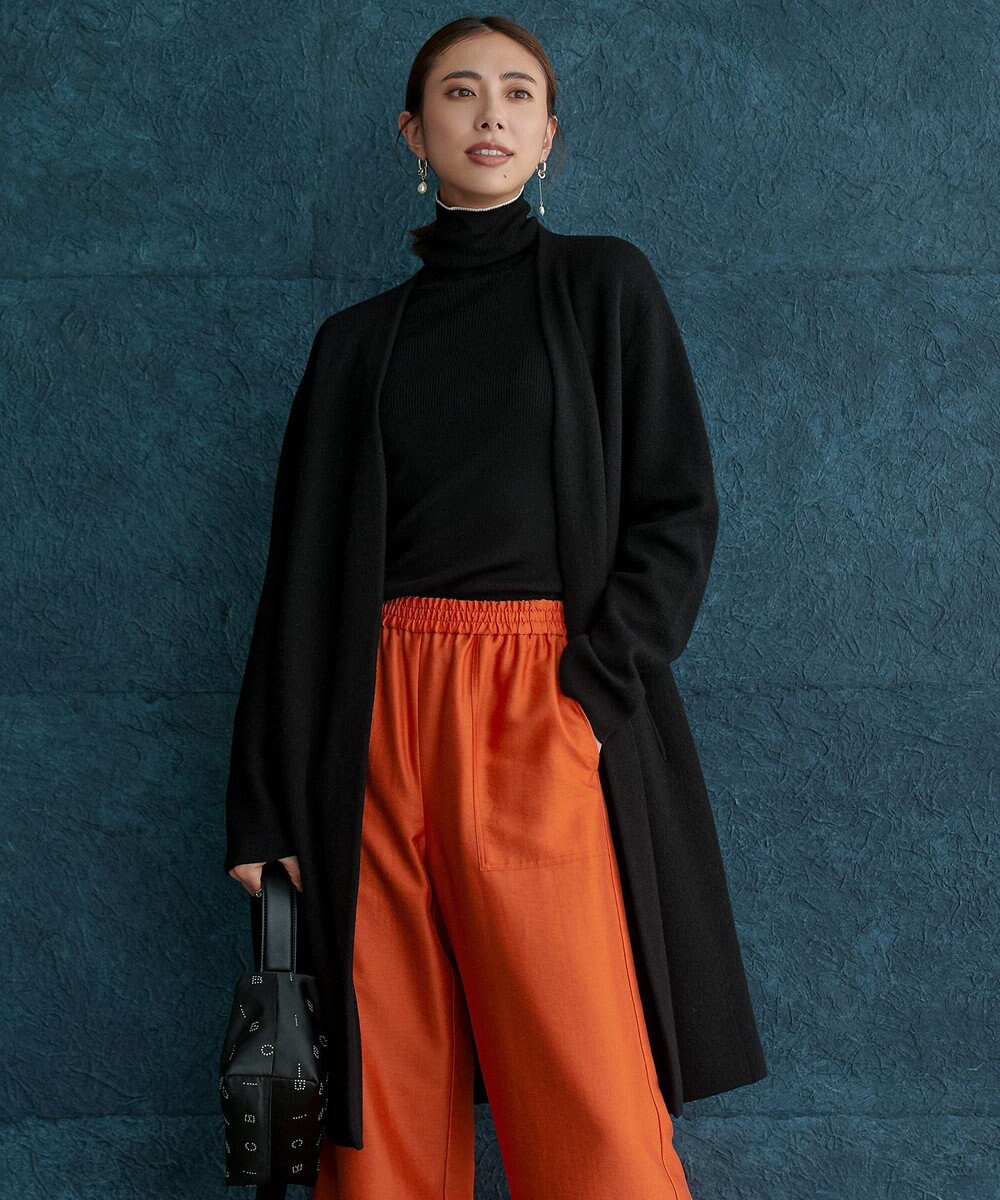 ICB L ミルドウール ロングカーディガン 