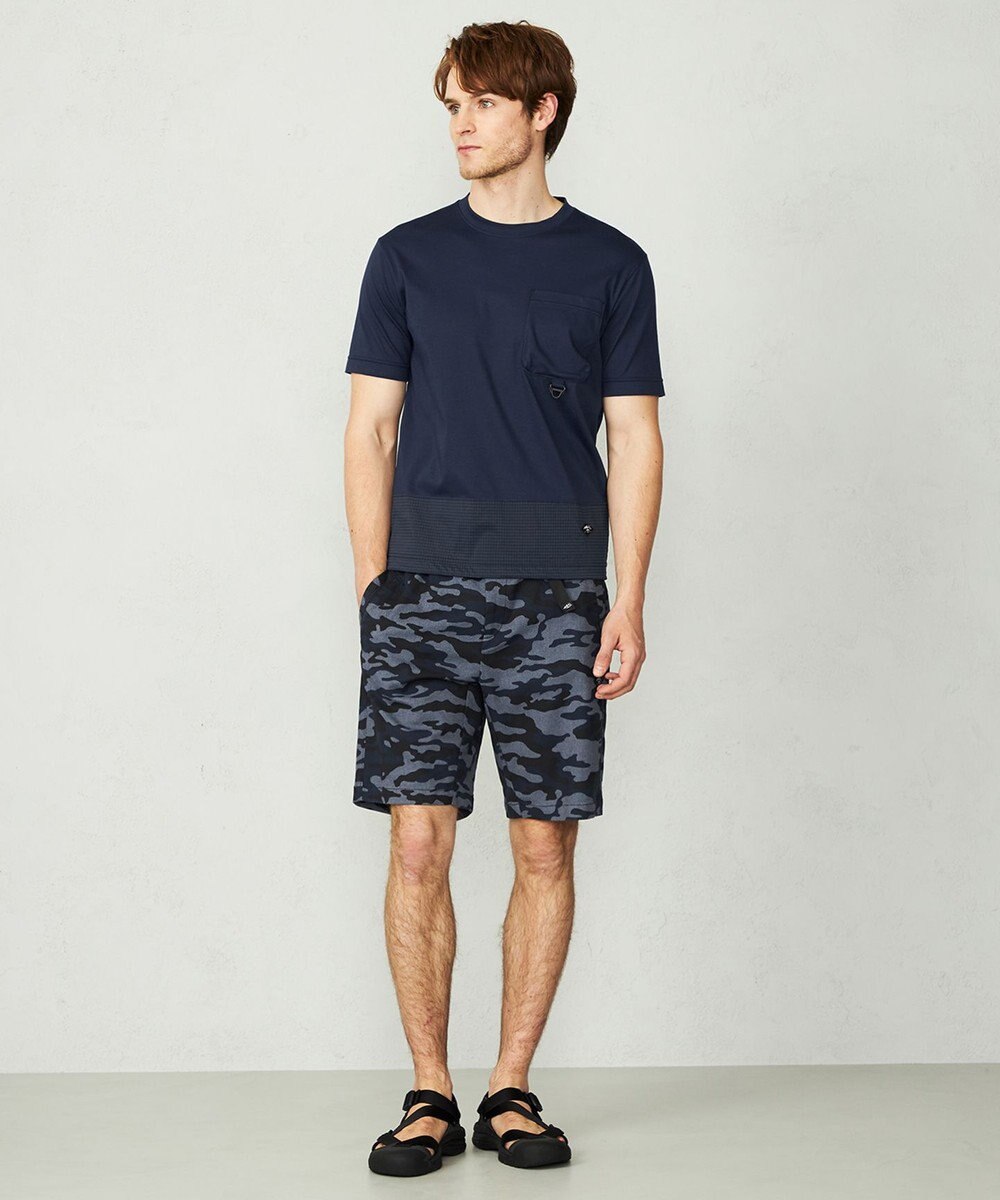 JOSEPH ABBOUD MOUNTAIN 【UNISEX】ASHA_OGリップコンビＴシャツ 