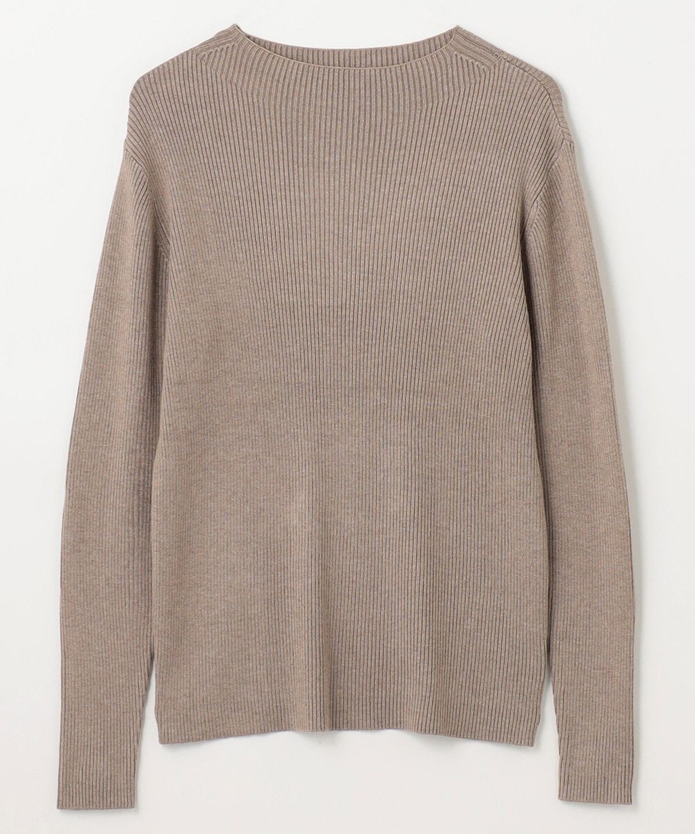 ANY 【洗濯機可】ボトルネック リブニット 