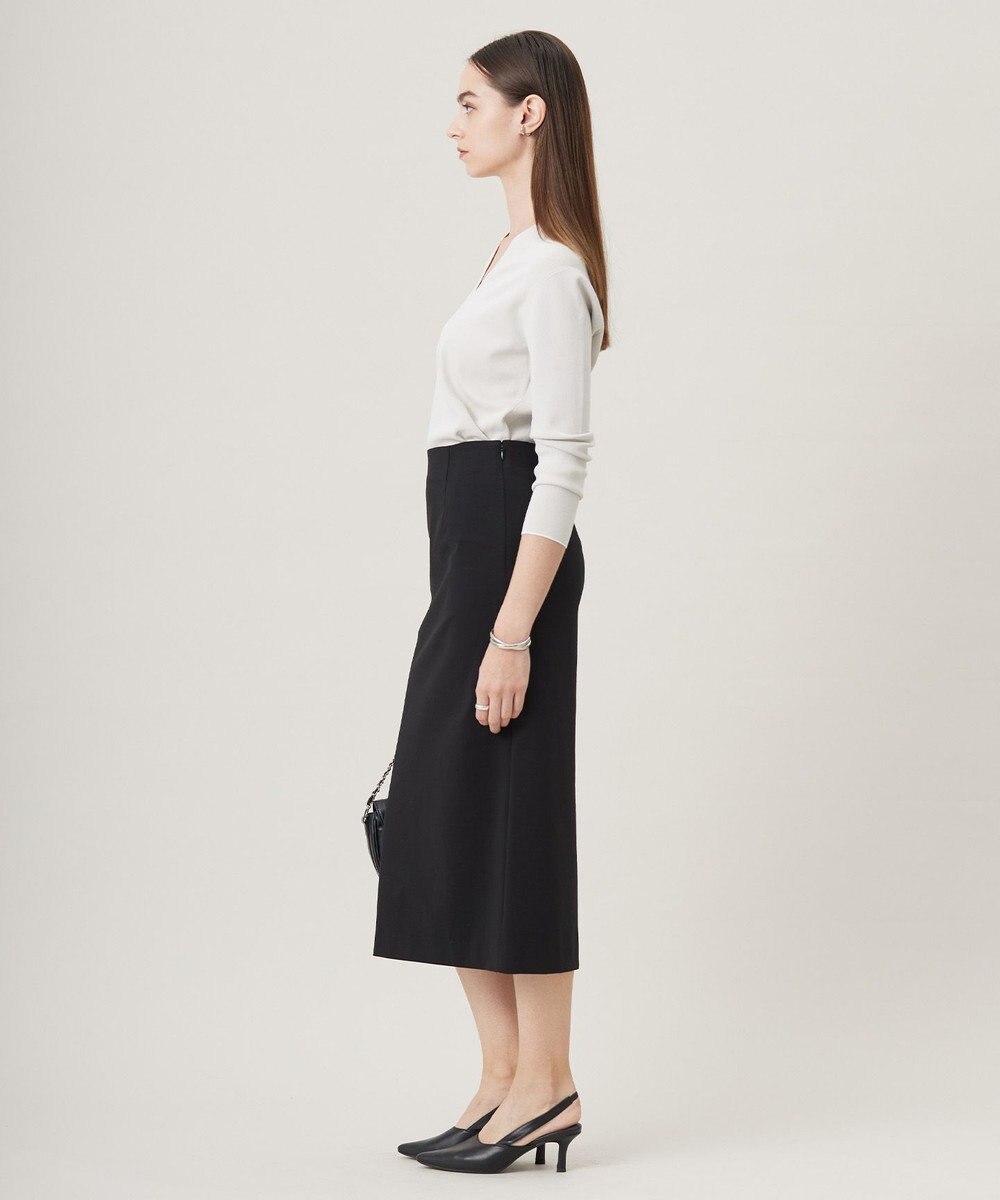 ICB 【洗える】 シンセティックフルニードル Vネックプルオーバー 