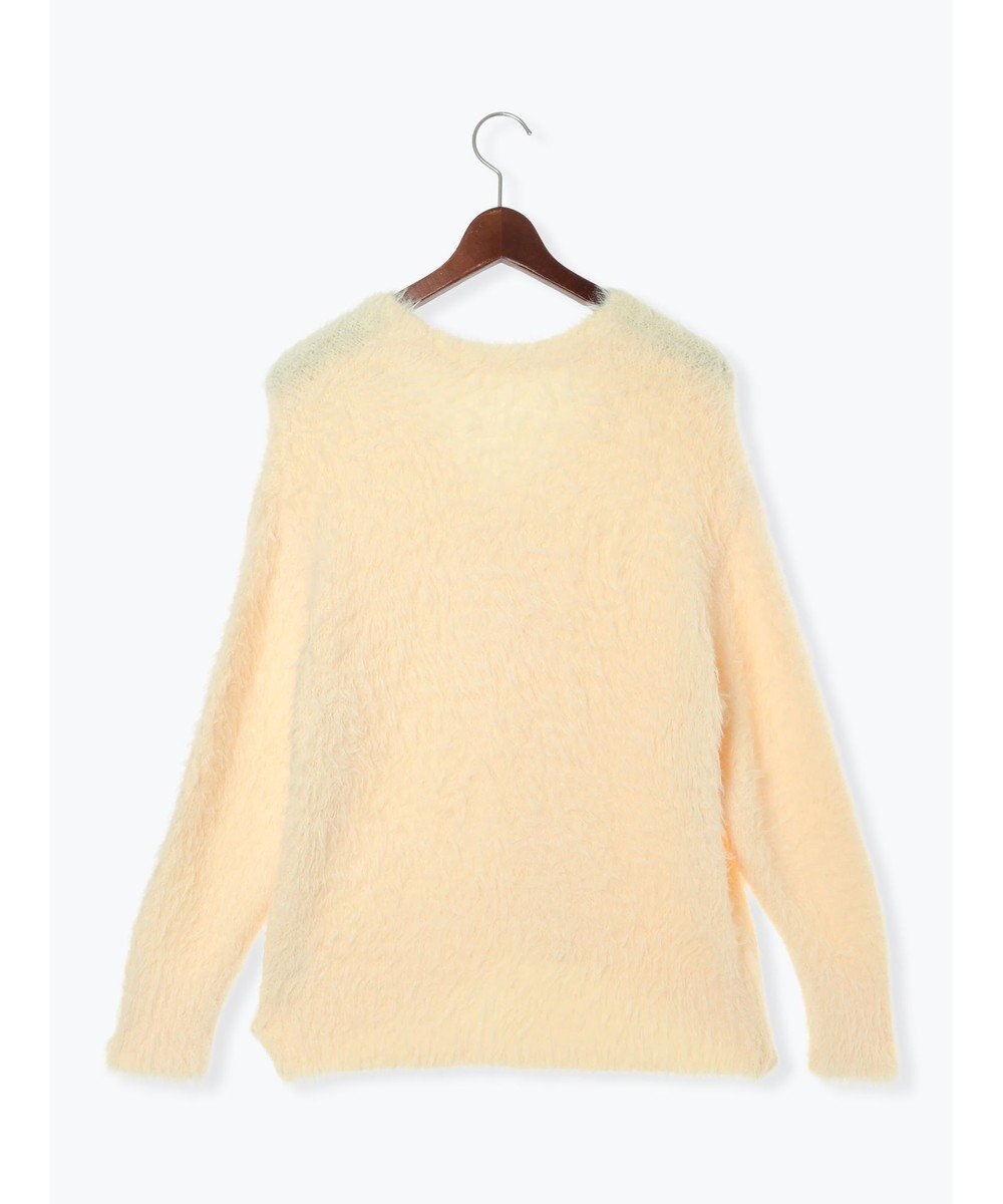 Te chichi シャギーVネックカーディガン 