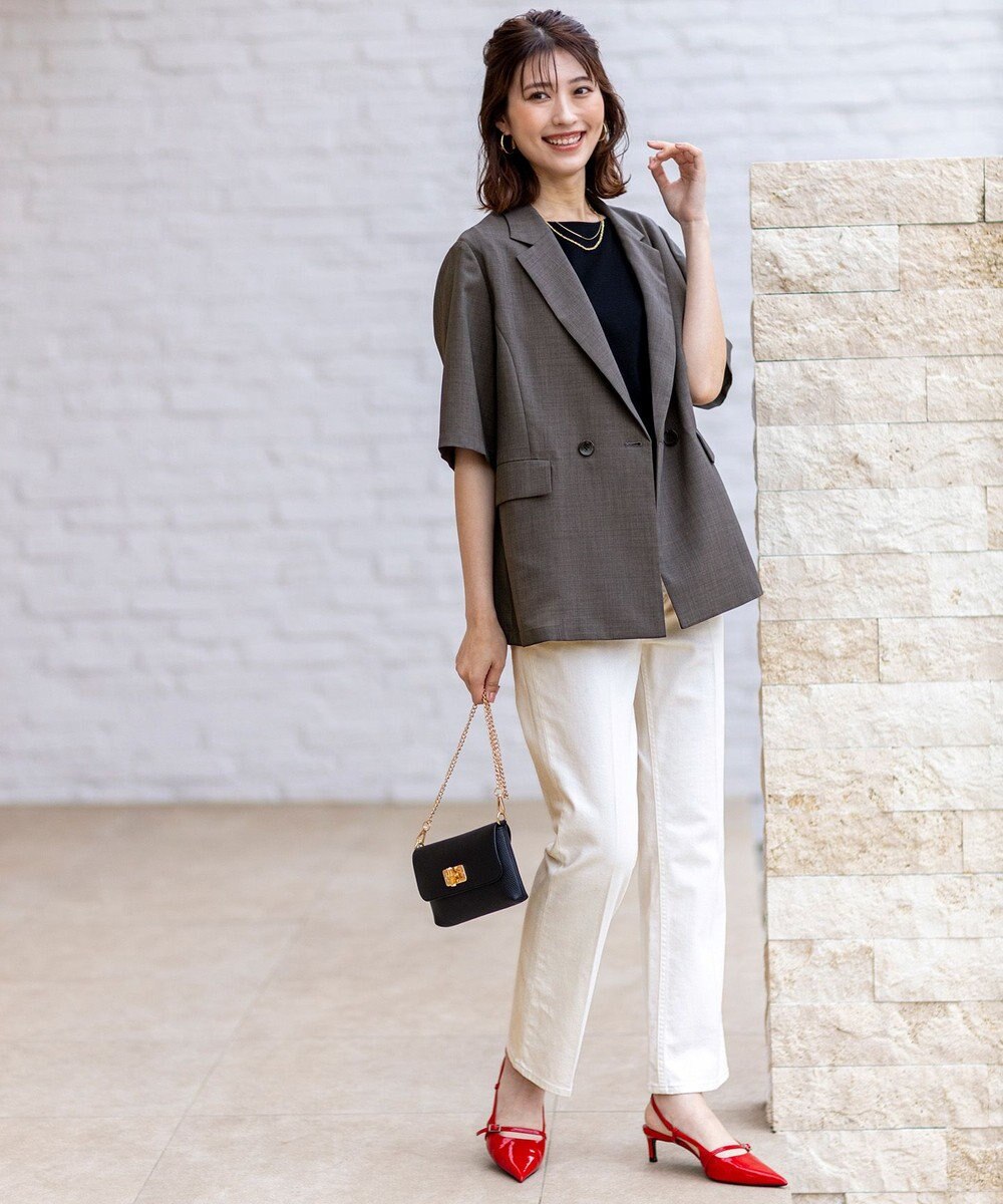 ANY SIS 【接触冷感・速乾・UVカット・洗える】スイートクール ジャケット 