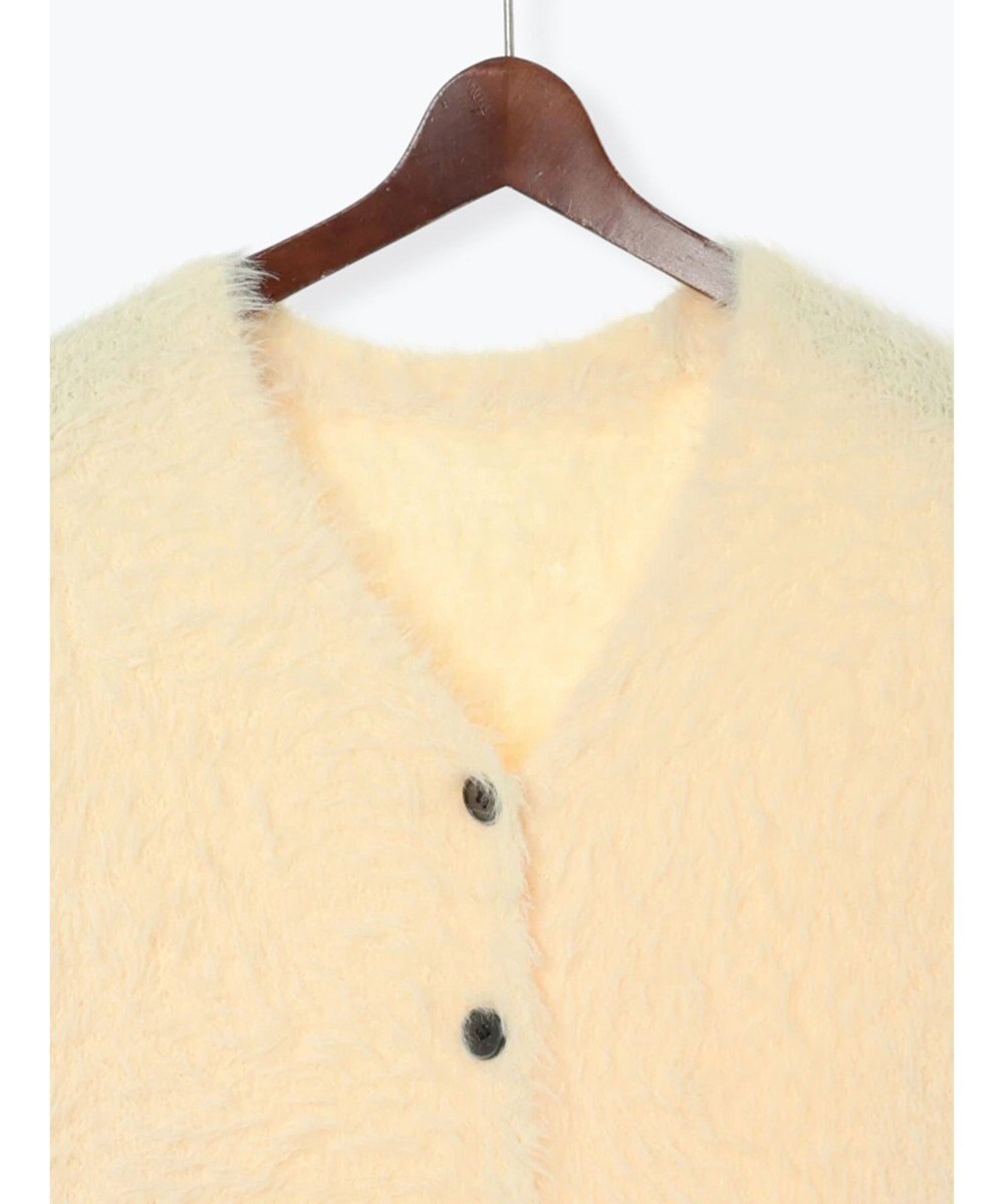 Te chichi シャギーVネックカーディガン 