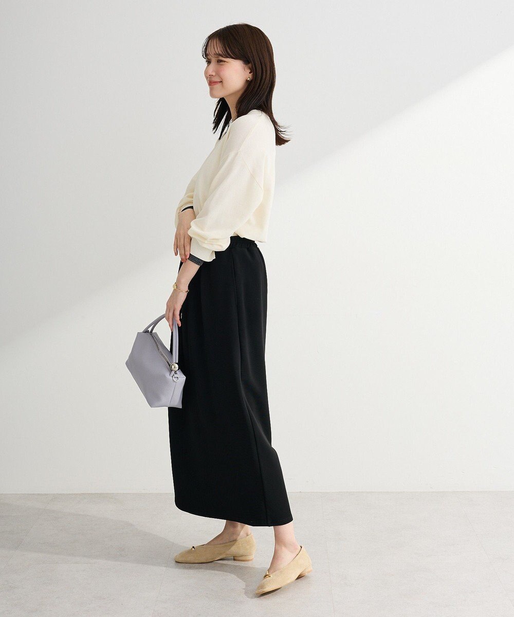 Green Parks アンチピリングレイヤード風ニットプルオーバー 