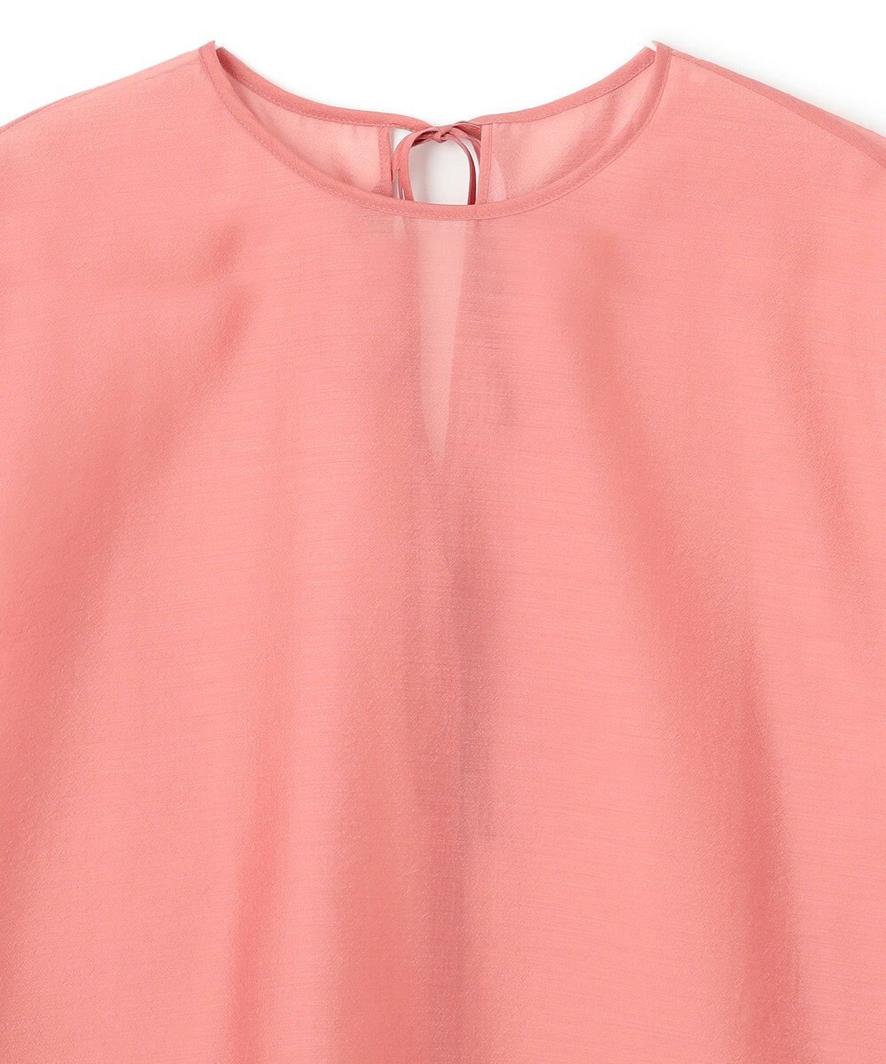 NAVE 【Nave・洗える/シアー素材】シアーリンクル ノースリーブブラウス 