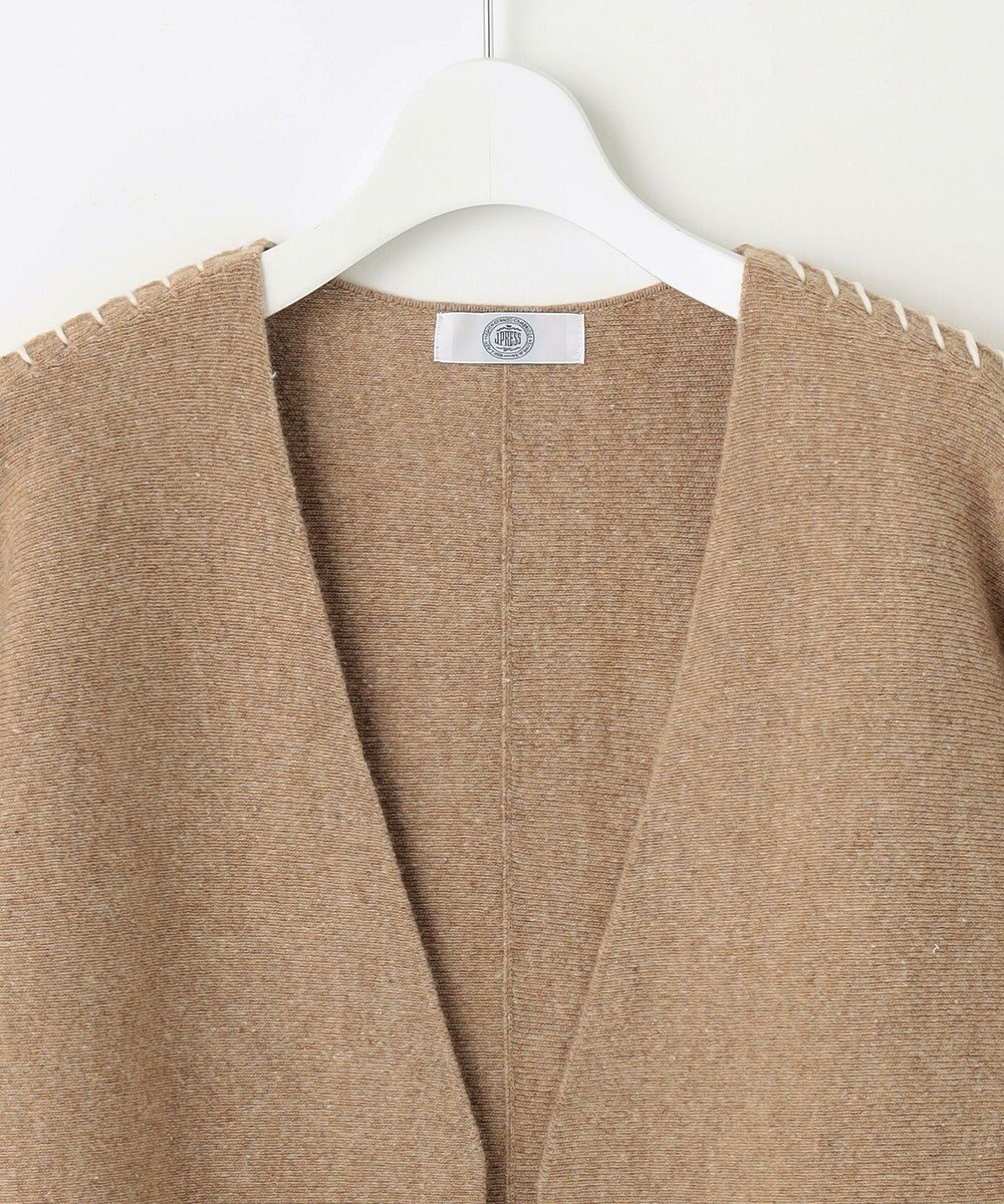 J.PRESS LADIES 【洗える】BONNY Vネック ニット アウター 