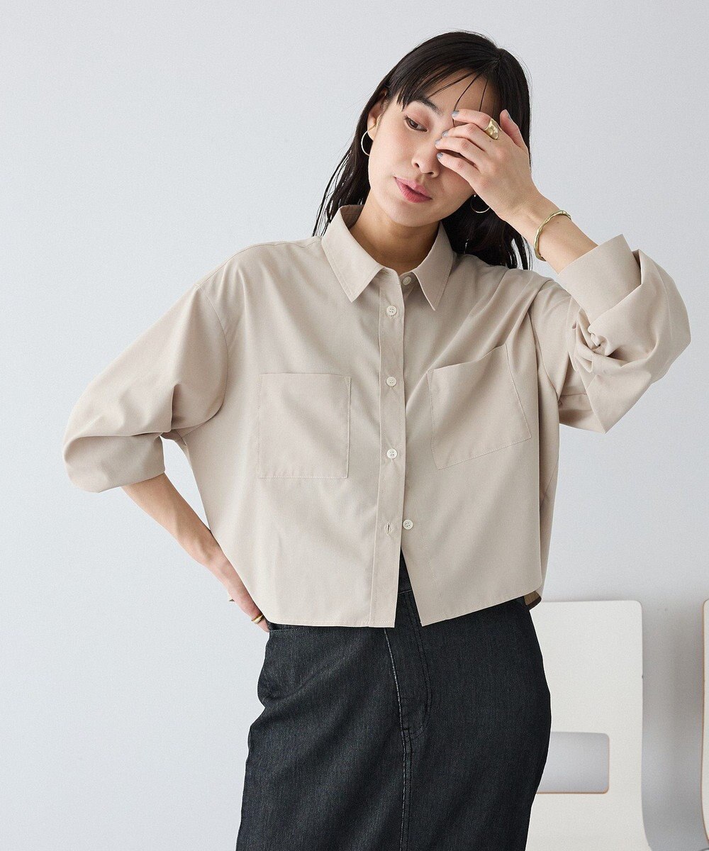 CRAFT STANDARD BOUTIQUE クロップドレングスシャツ 