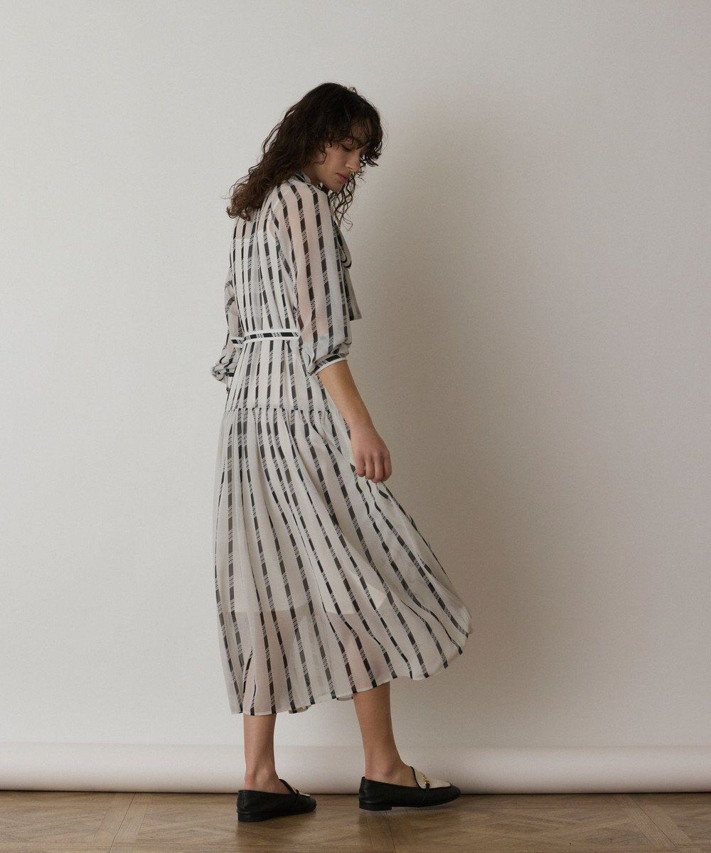 GRACE CONTINENTAL ハートストライプワンピース 