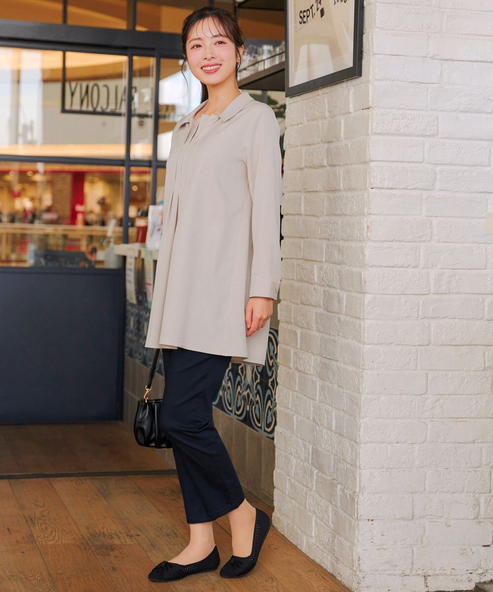 Tiaclasse フロントタックシャツチュニック 