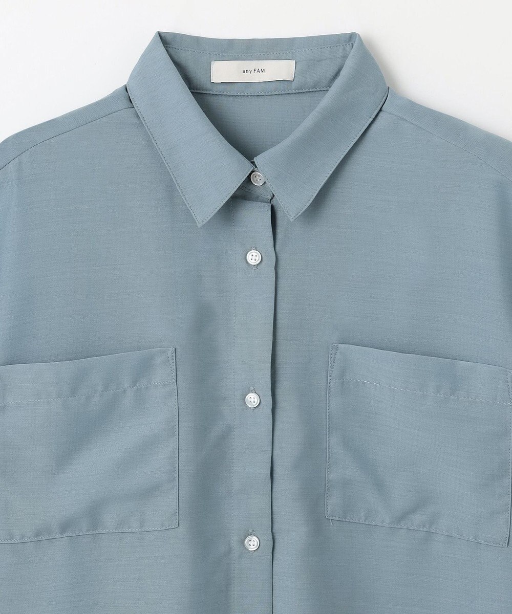 ANY シアーテックリネンシャツ 