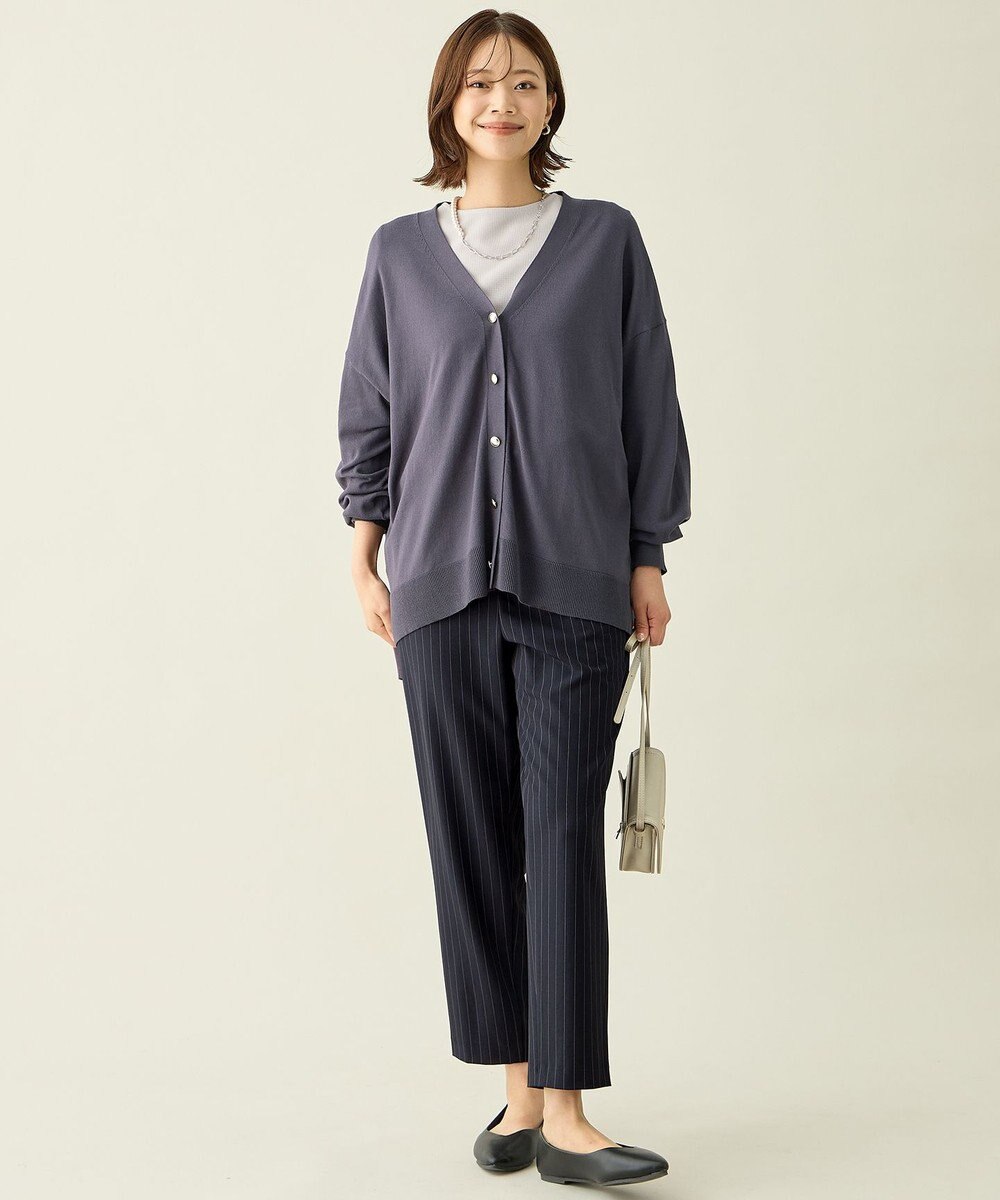 ANY 【6サイズ展開/ウエストゴム】イージーテーパードパンツ 