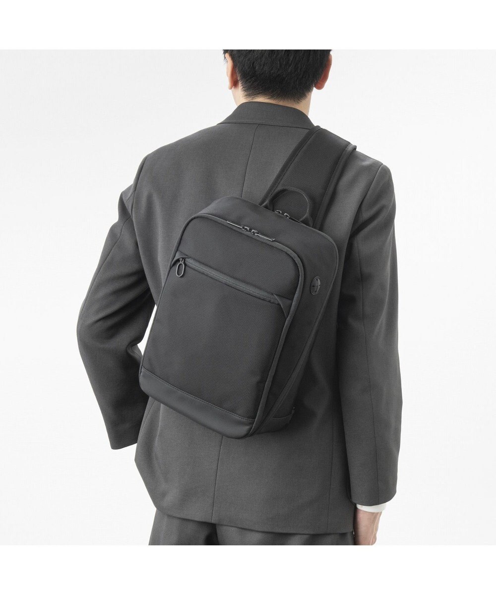 ACE BAGS & LUGGAGE ace. バフェクト ショルダーバッグ 11.0インチタブレット収納可能 B5サイズ 11.1inchタブレット収納PC収納 12L 17621 エース ブラック