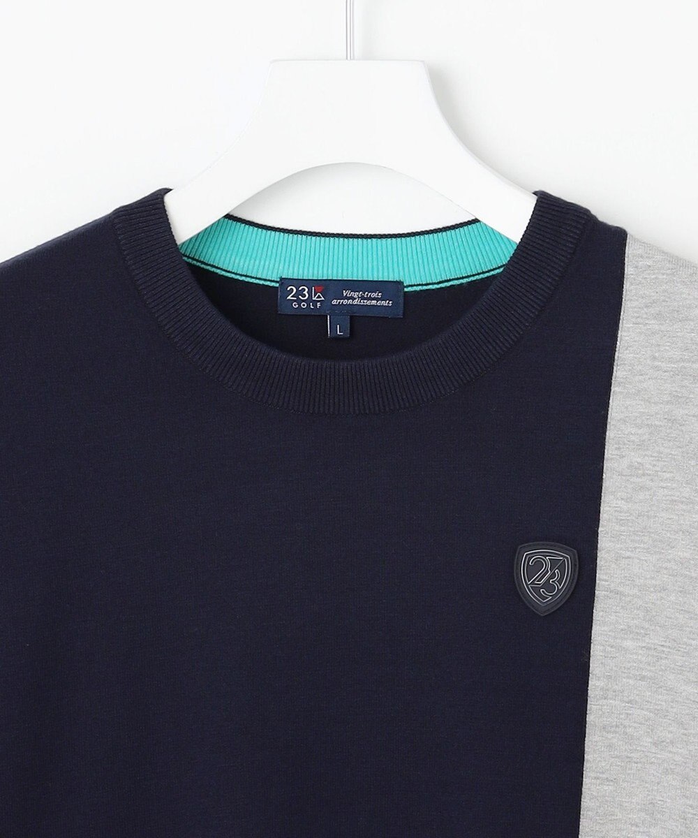 23区GOLF 【MEN】カラーブロックニット 