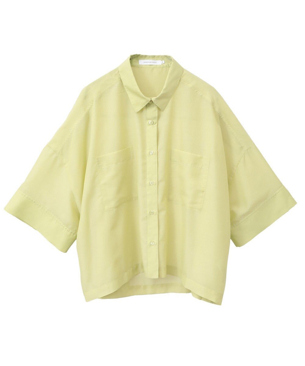 AMERICAN HOLIC Wポケットシアー半袖シャツ 
