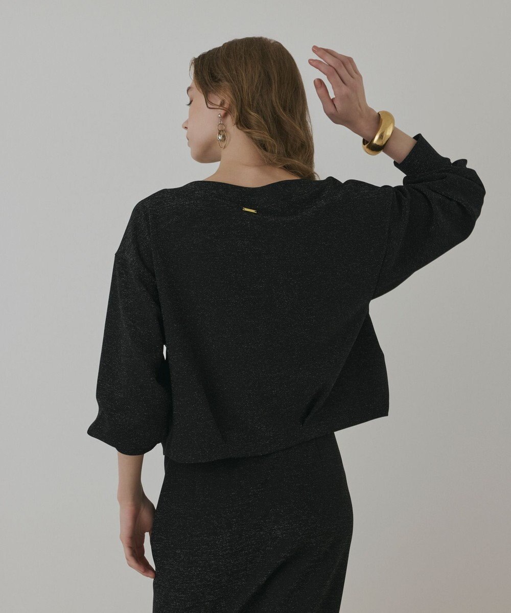 GRACE CONTINENTAL ラメカットトップ 