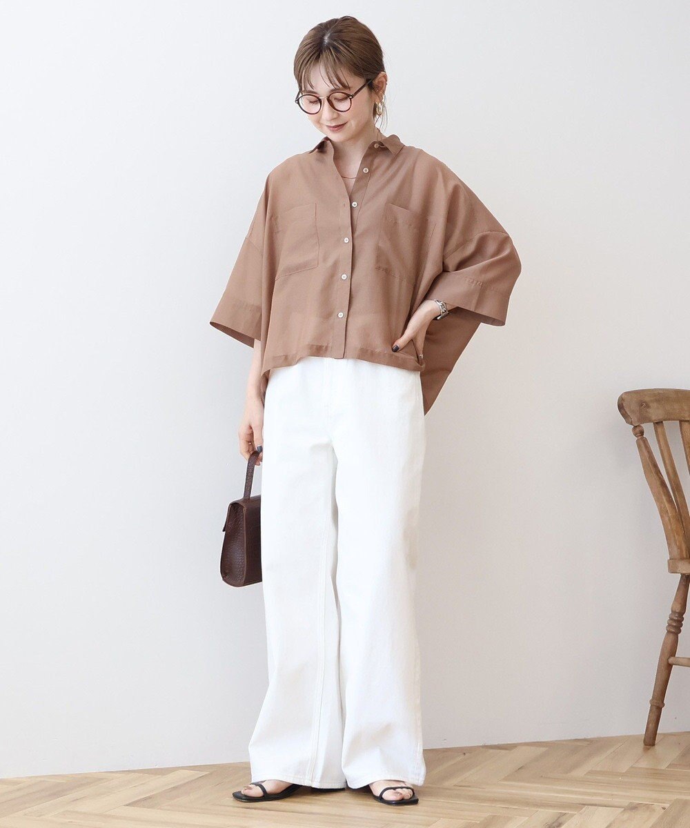 AMERICAN HOLIC Wポケットシアー半袖シャツ 