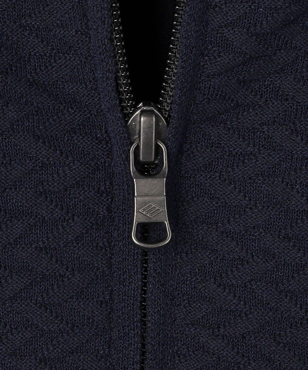 JOSEPH ABBOUD 【サステイナブル・オーガニックコットン使用】オーガニッククールニットジップ カーディガン 