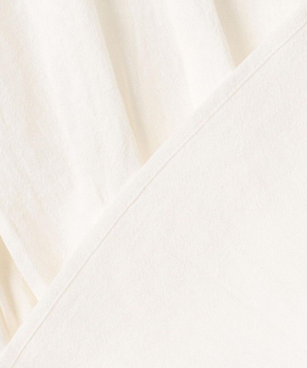 uncrave コットンリネンボイル ペプラムブラウス 