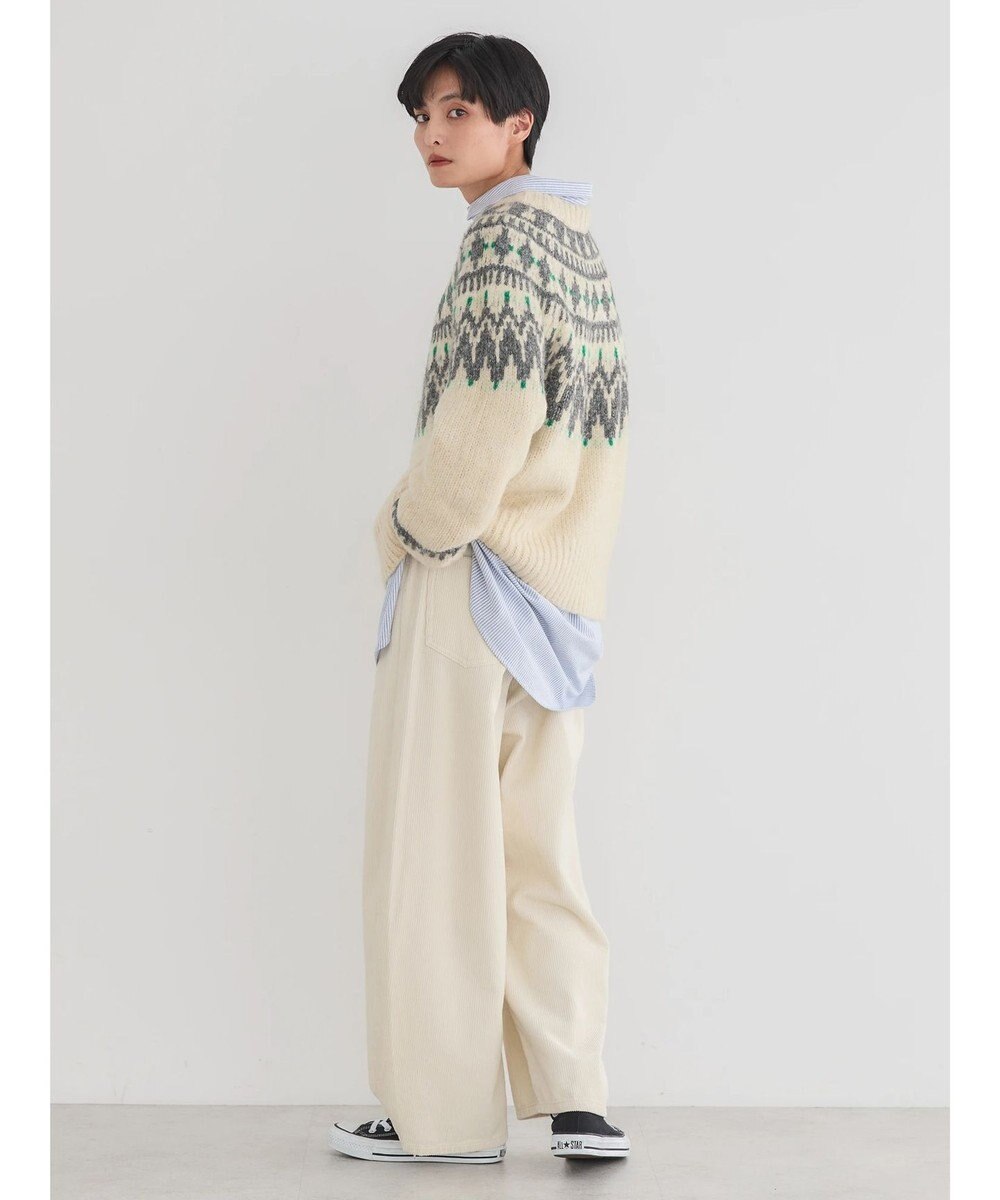 AMERICAN HOLIC フェアアイル柄ニットプルオーバー 