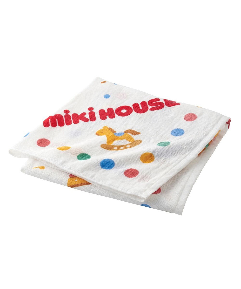 MIKI HOUSE HOT BISCUITS 身長計ガーゼバスタオル ギフトセット【BOX付き】 