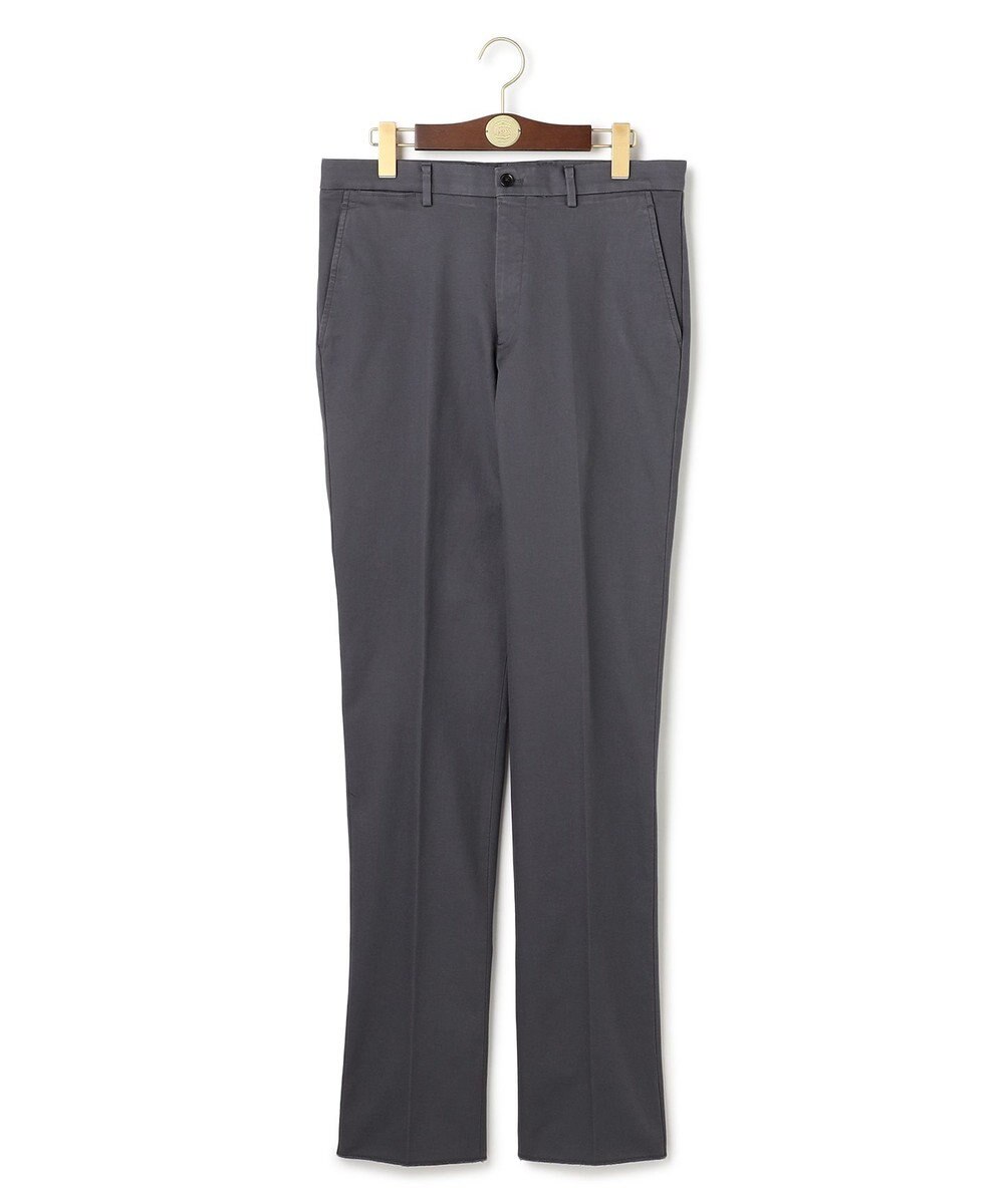 J.PRESS MEN 【ストレッチ】トリコチン ステムテーパード パンツ 