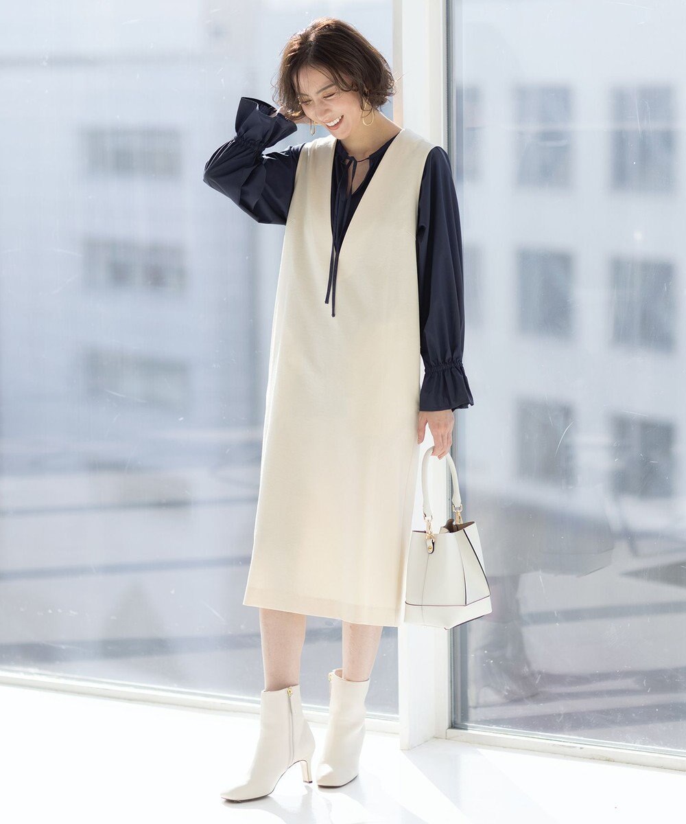 ICB 【WEB＆一部店舗限定カラーあり】 LooseWeave ジャンパースカート 