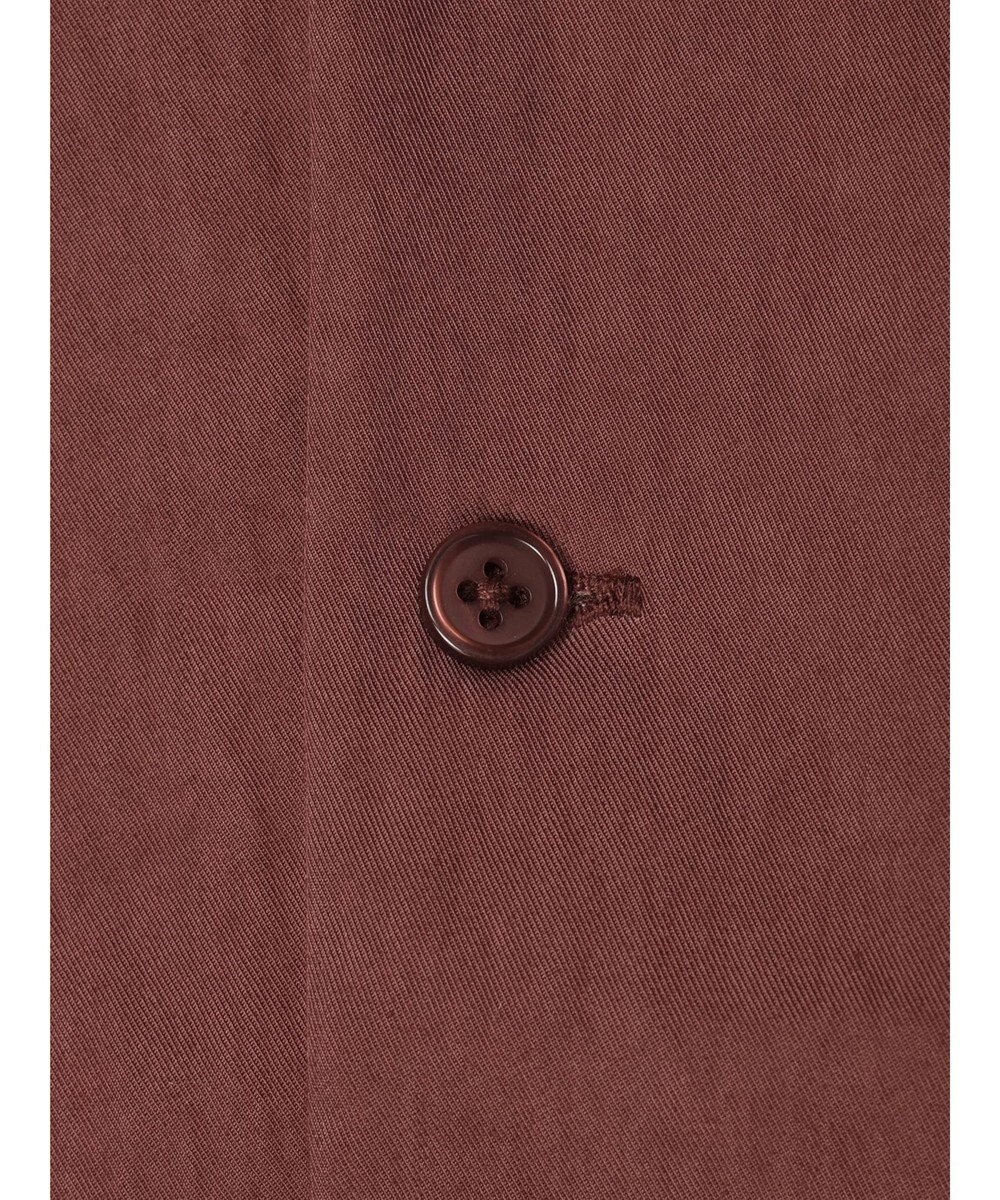 Green Parks ローウエスト切替開襟シャツワンピース 