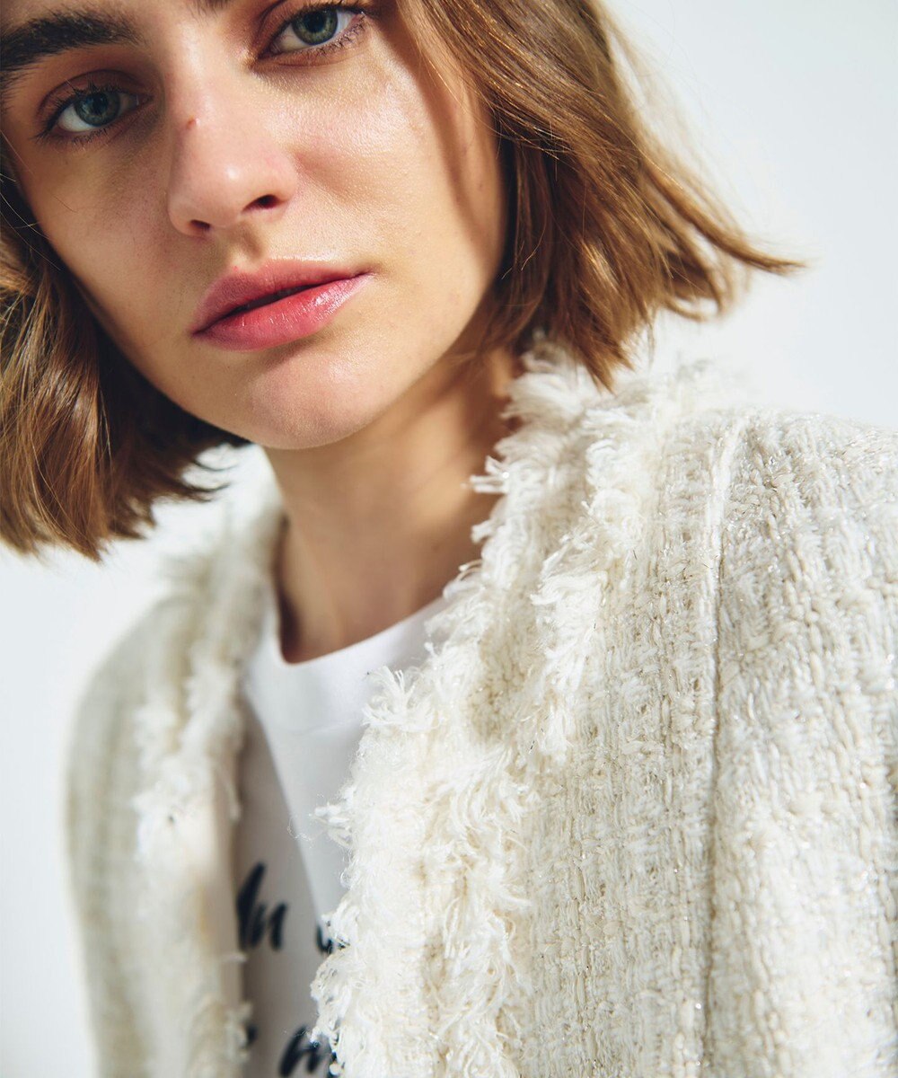 GRACE CONTINENTAL ツイードショートコート 