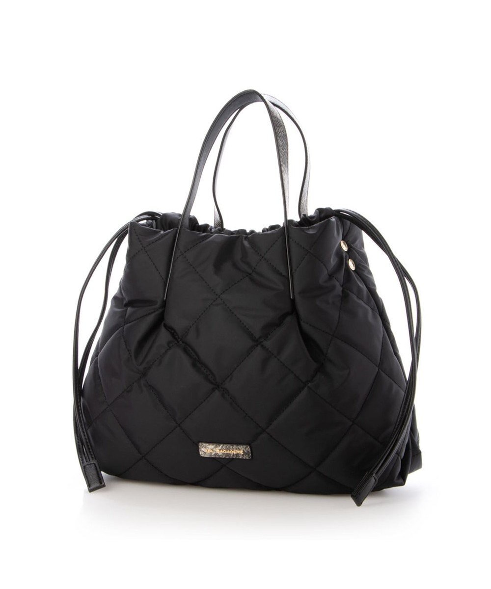 LA BAGAGERIE ドローストリング×キルト2WAYトート Sサイズ 