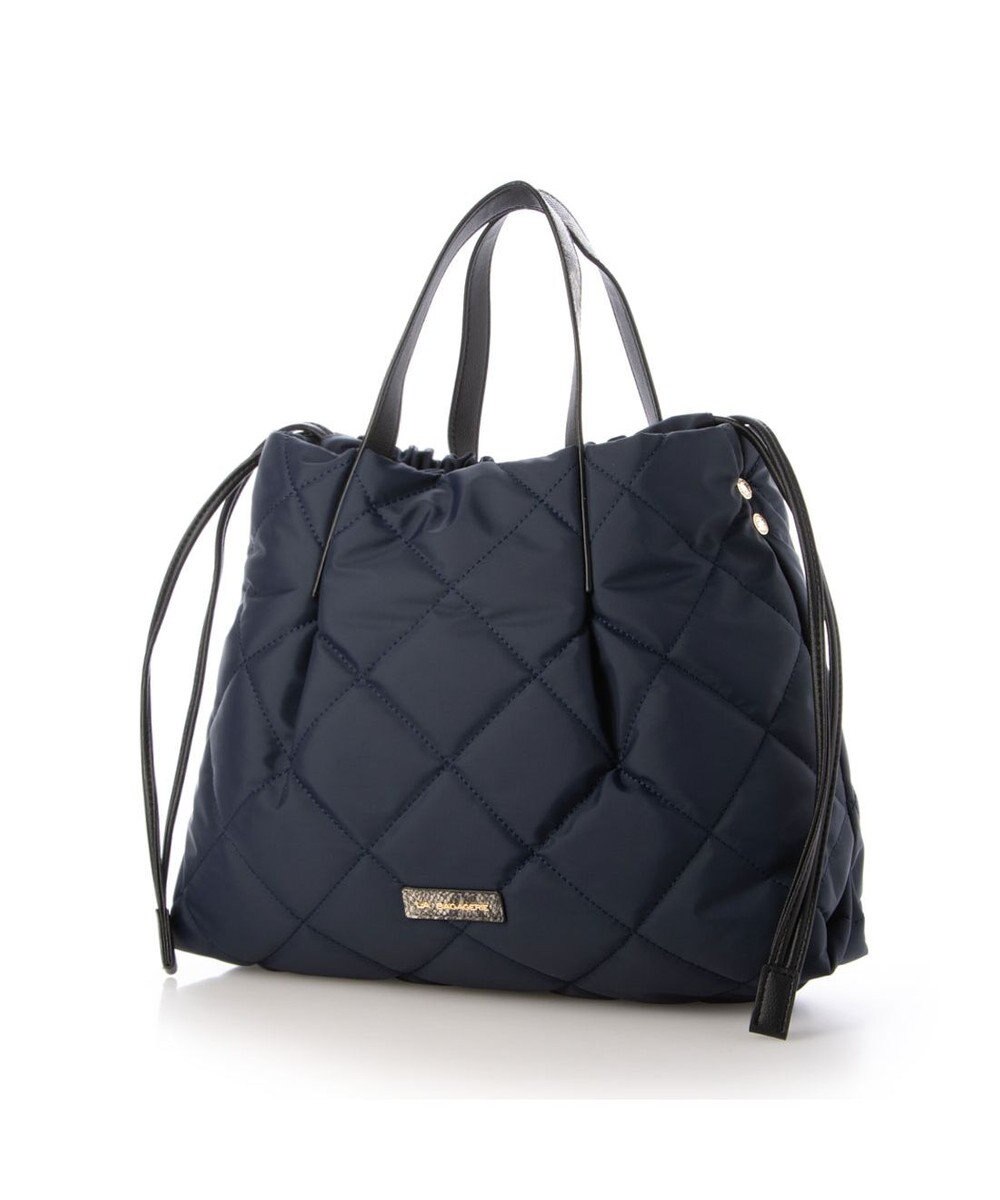 LA BAGAGERIE ドローストリング×キルト2WAYトート Sサイズ 