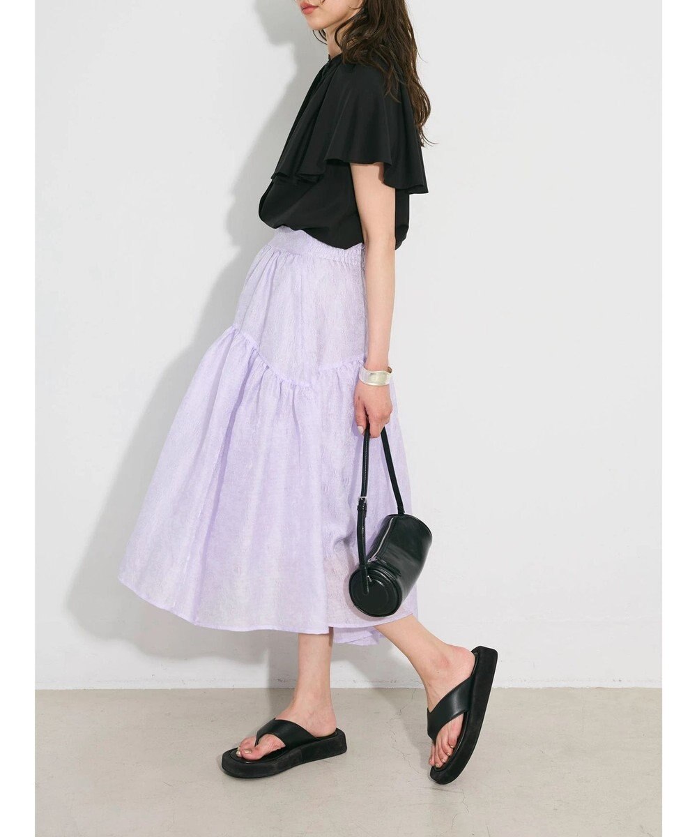 Green Parks ジャガードボリュームスカート 