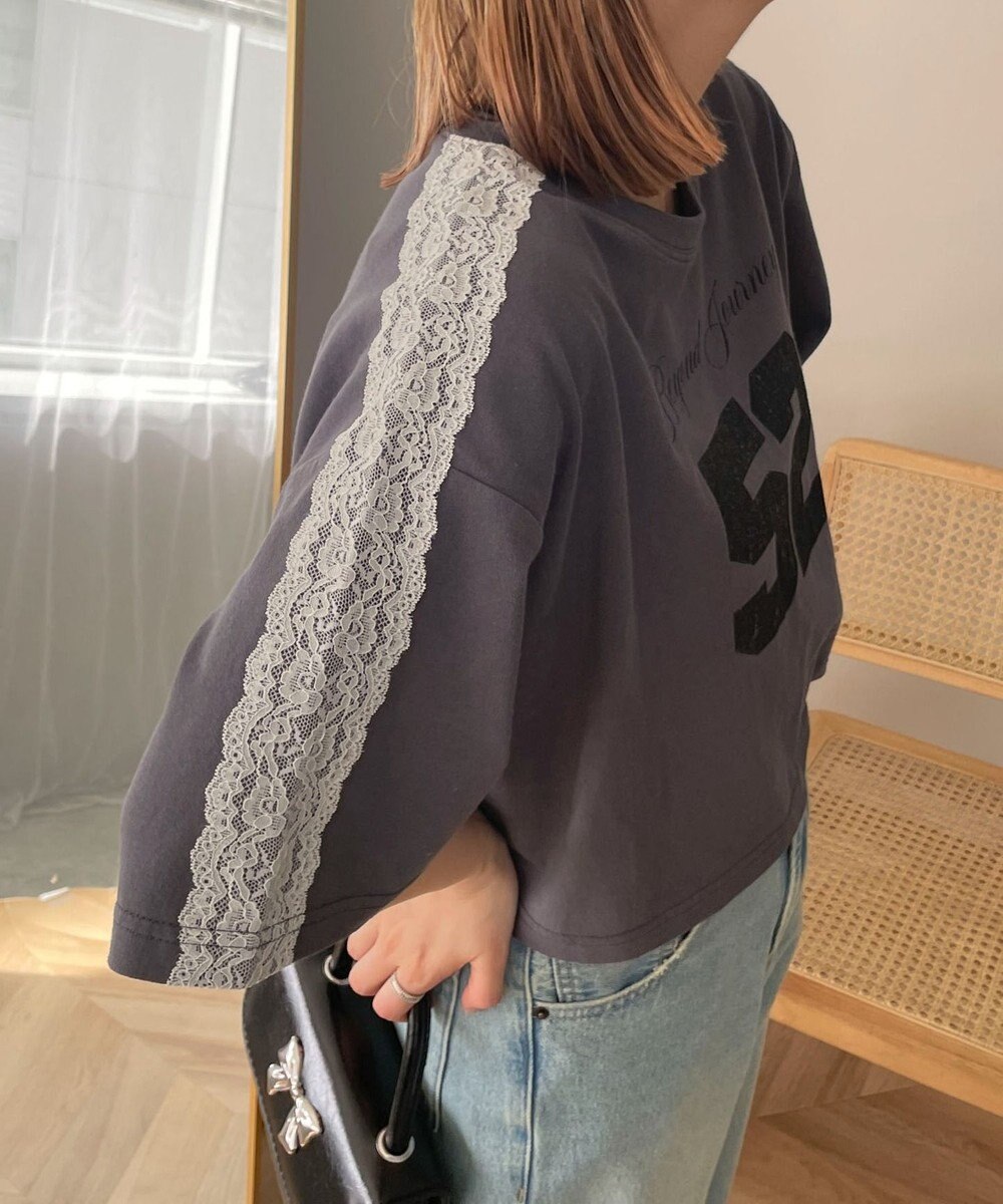 WEGO レースショルダーショートT 