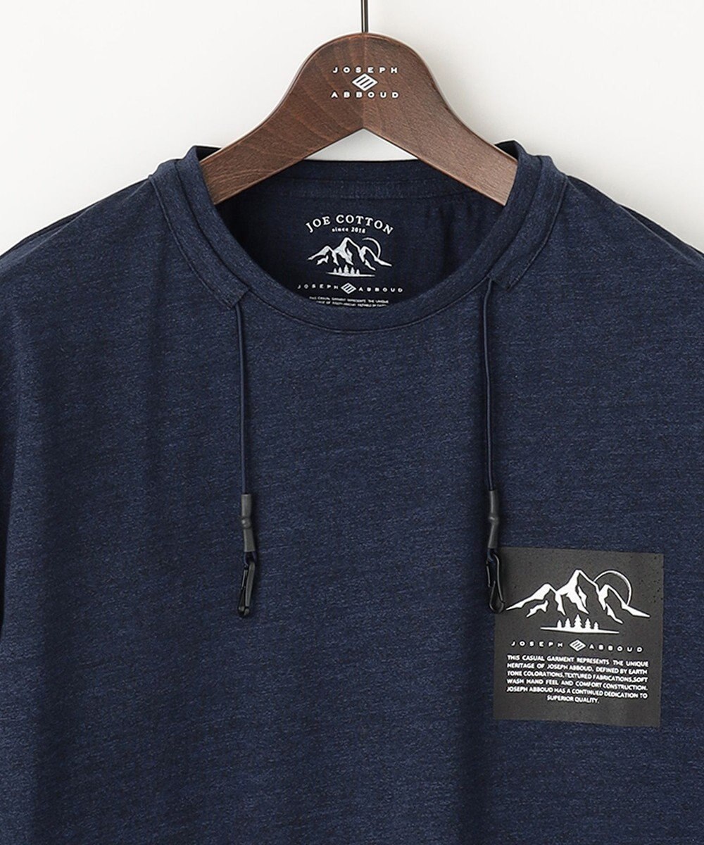JOSEPH ABBOUD MOUNTAIN 【UNISEX】マスクホルダー付 オーガニックTシャツ 