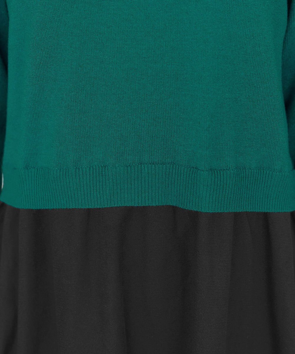 Tiaclasse ニットドッキングワンピース 