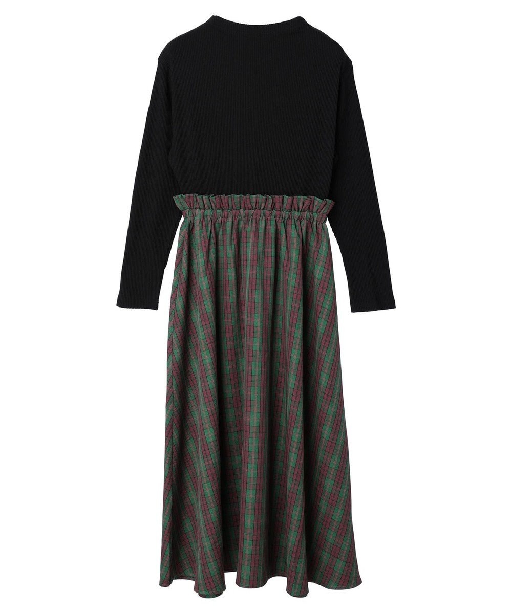 Green Parks ・ＥＬＥＮＣＡＲＥ　ＤＵＥ　チェックキリカエワンピース 