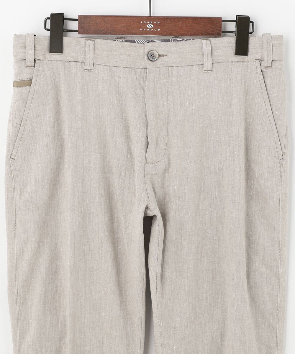 JOSEPH ABBOUD 【キングサイズ】リヨセルリネンシャンブレー パンツ 