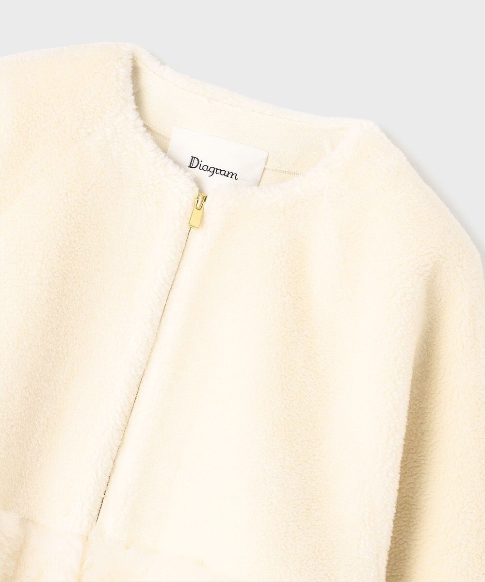 GRACE CONTINENTAL ウールボアジャケット 