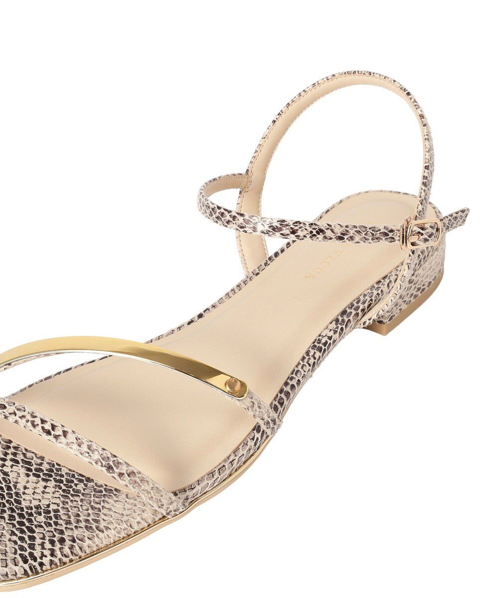 YECCA VECCA ゴールドバーサンダル 