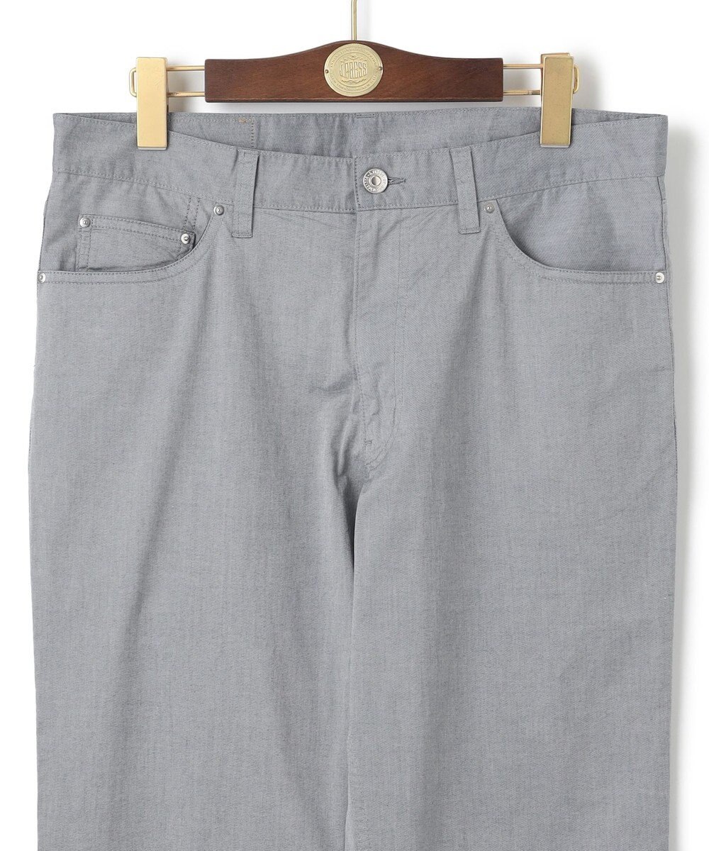 J.PRESS MEN 【ストレッチ】シャンブレーストレッチツイル パンツ 