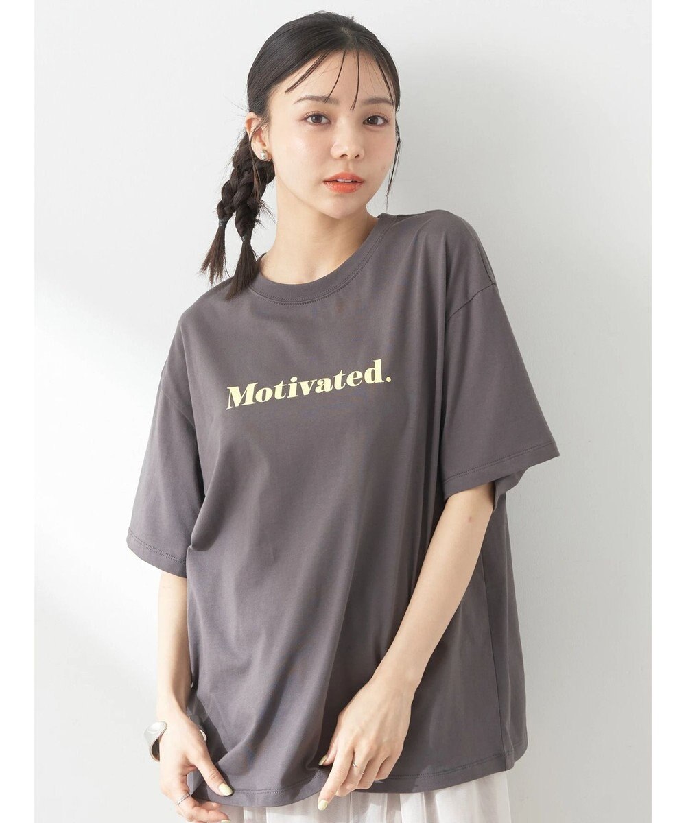 earth music&ecology ロゴソリッドＴシャツ 