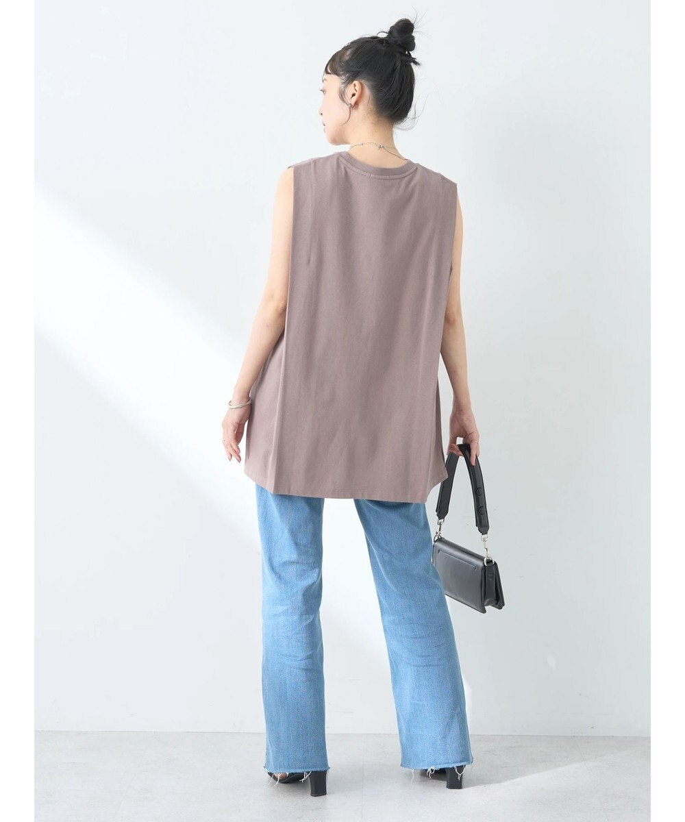 earth music&ecology ボクシーノースリーブチュニック 