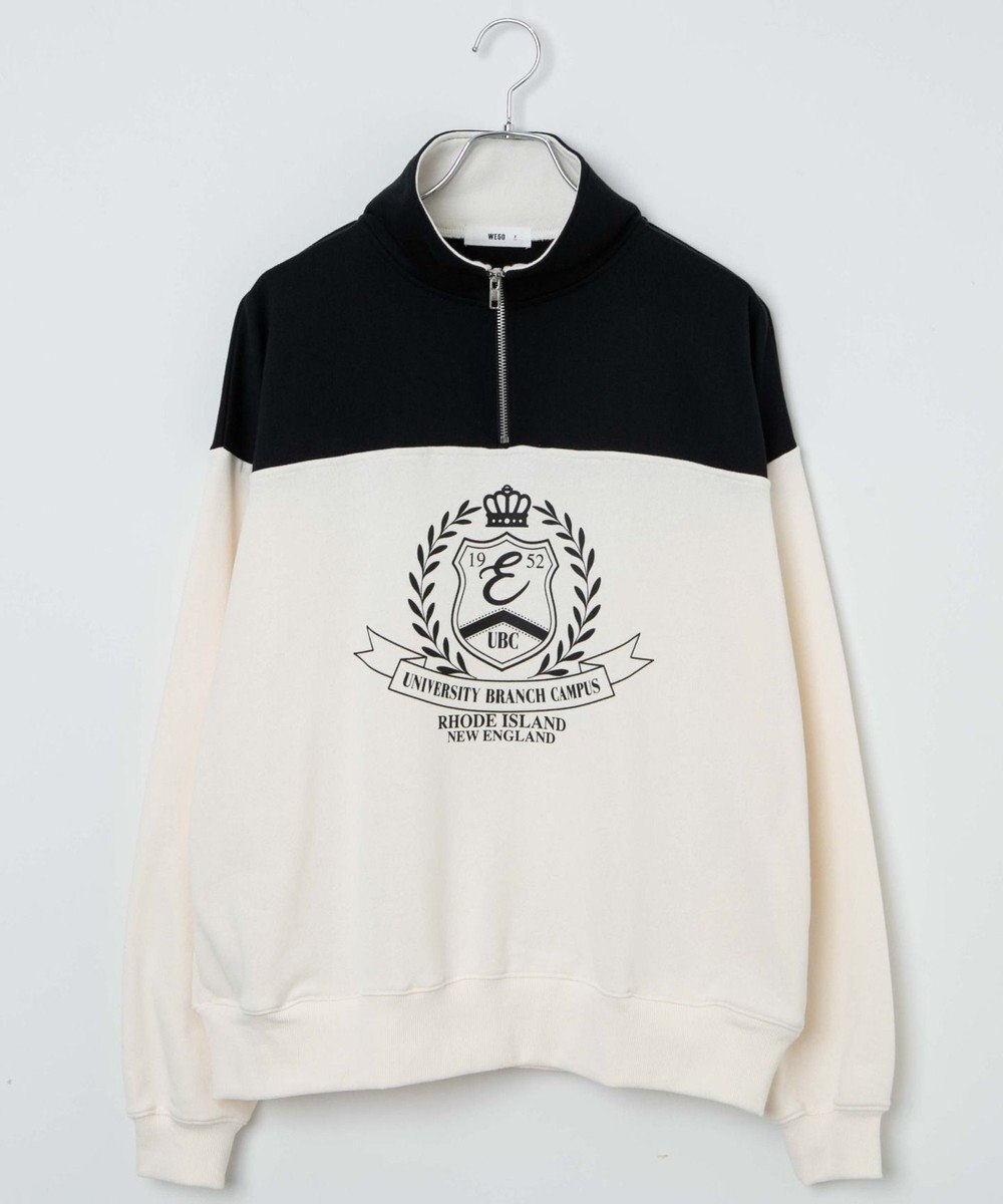 WEGO ハーフジップ切り替えBIBPO 