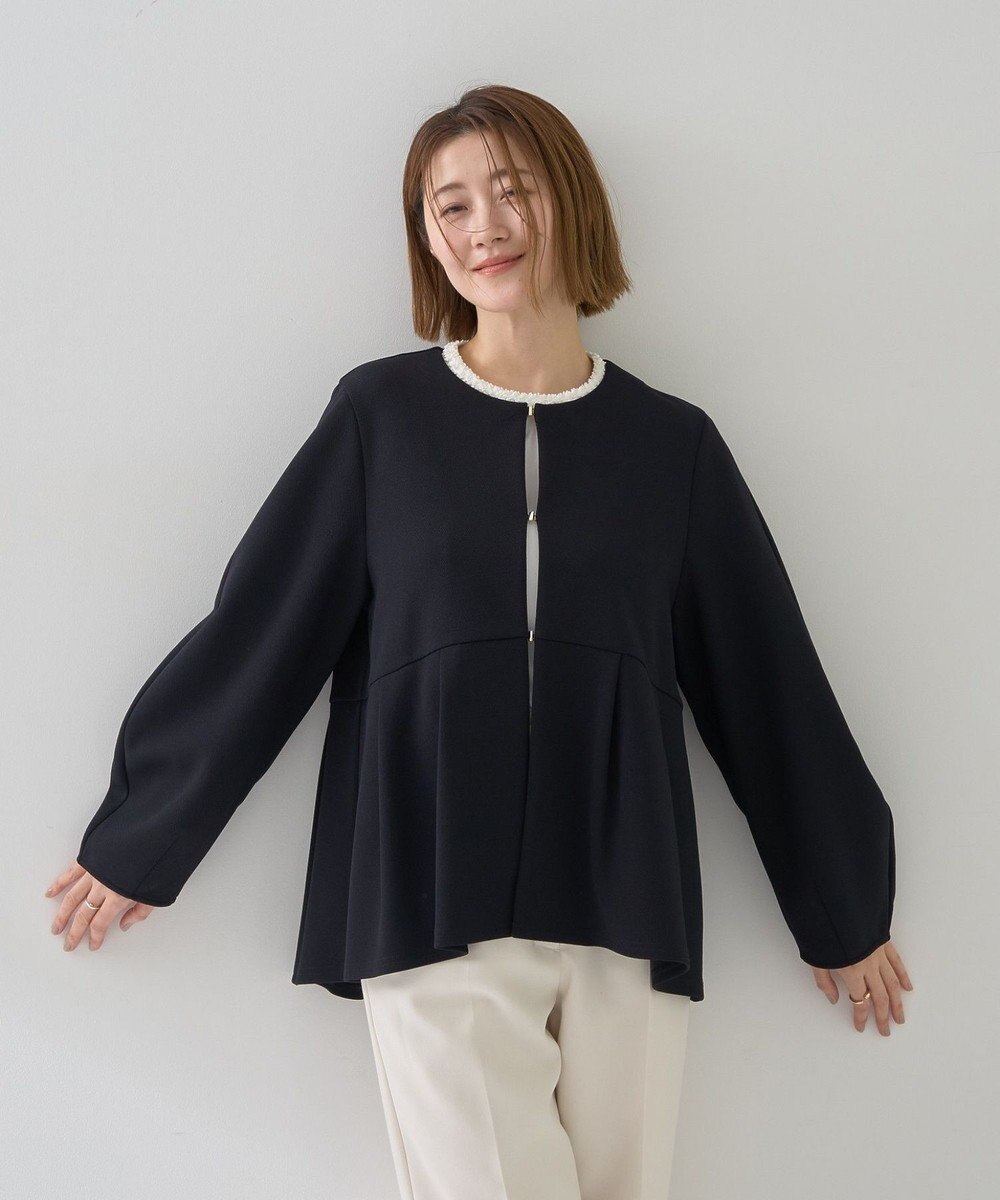 YECCA VECCA ペプラムジャケット 