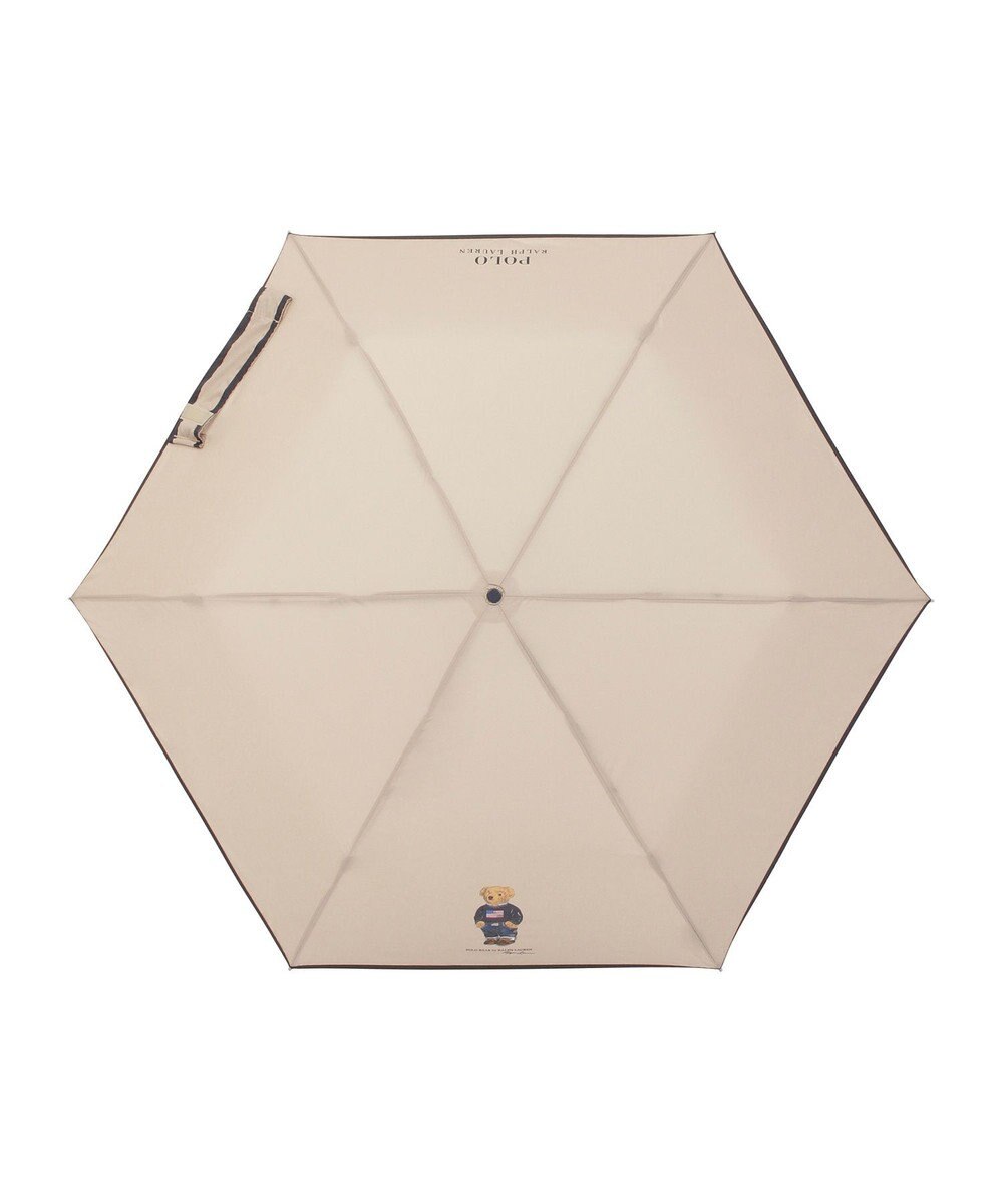 MOONBAT POLO RALPH LAUREN(ポロ ラルフローレン)FLAG BEAR 無地 折りたたみ傘 簡単開閉 
