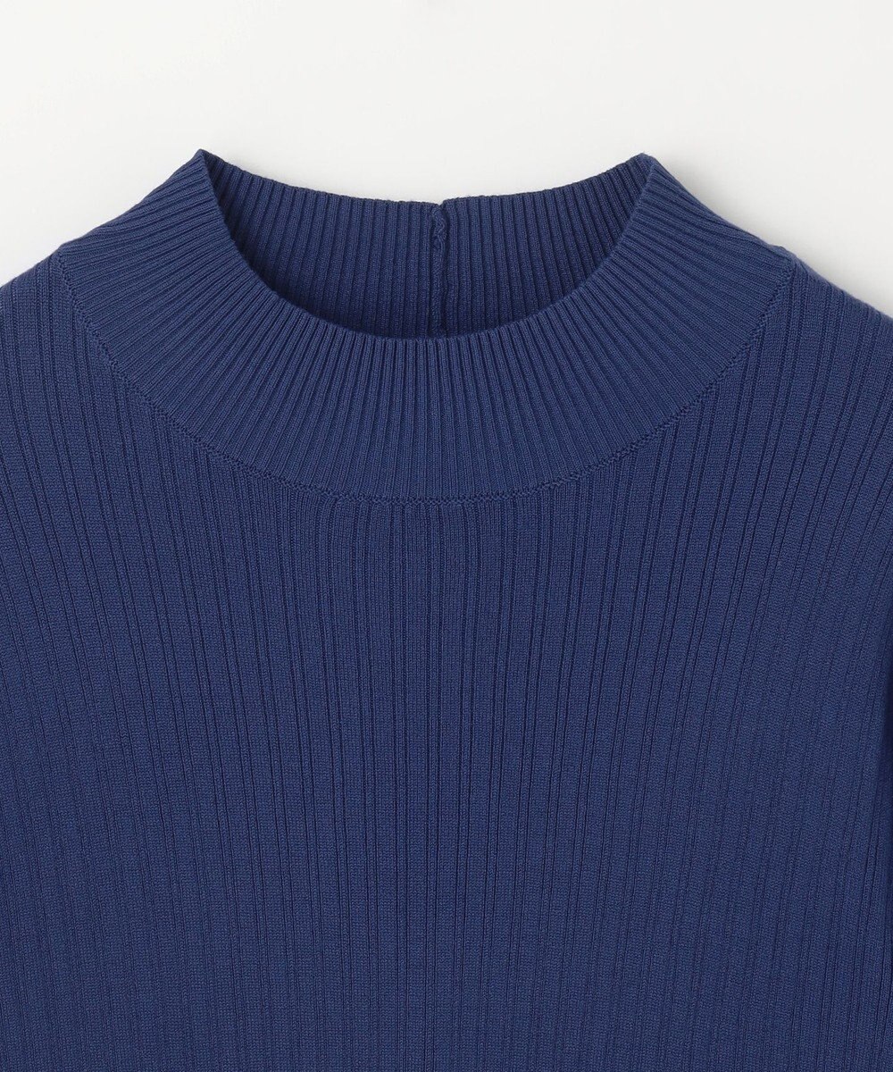 ANY 【洗濯機可】ランダムリブハイネックニット 