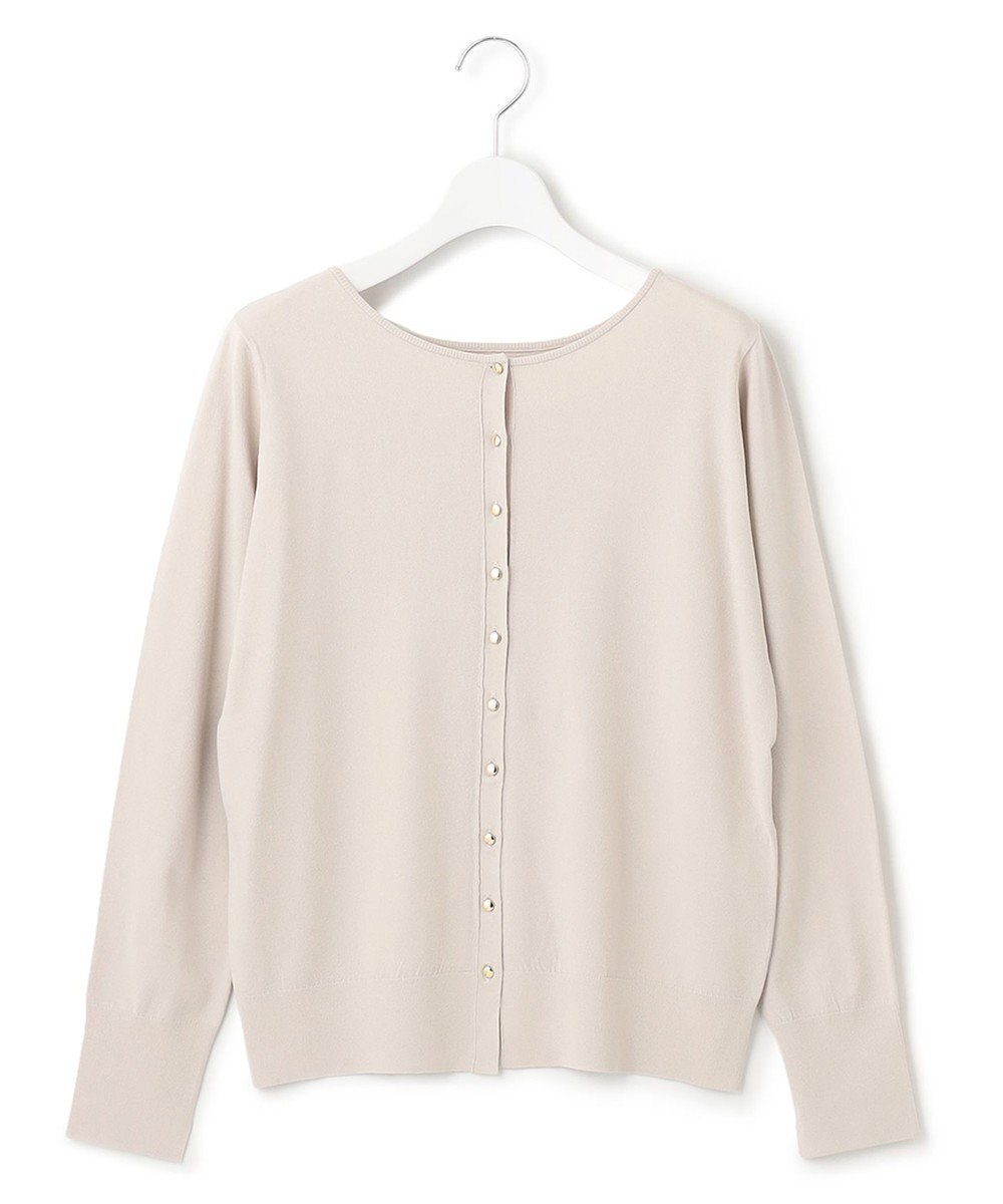 23区 S 【前後着用可能】レーヨンポリエステルストレッチ カーディガン 