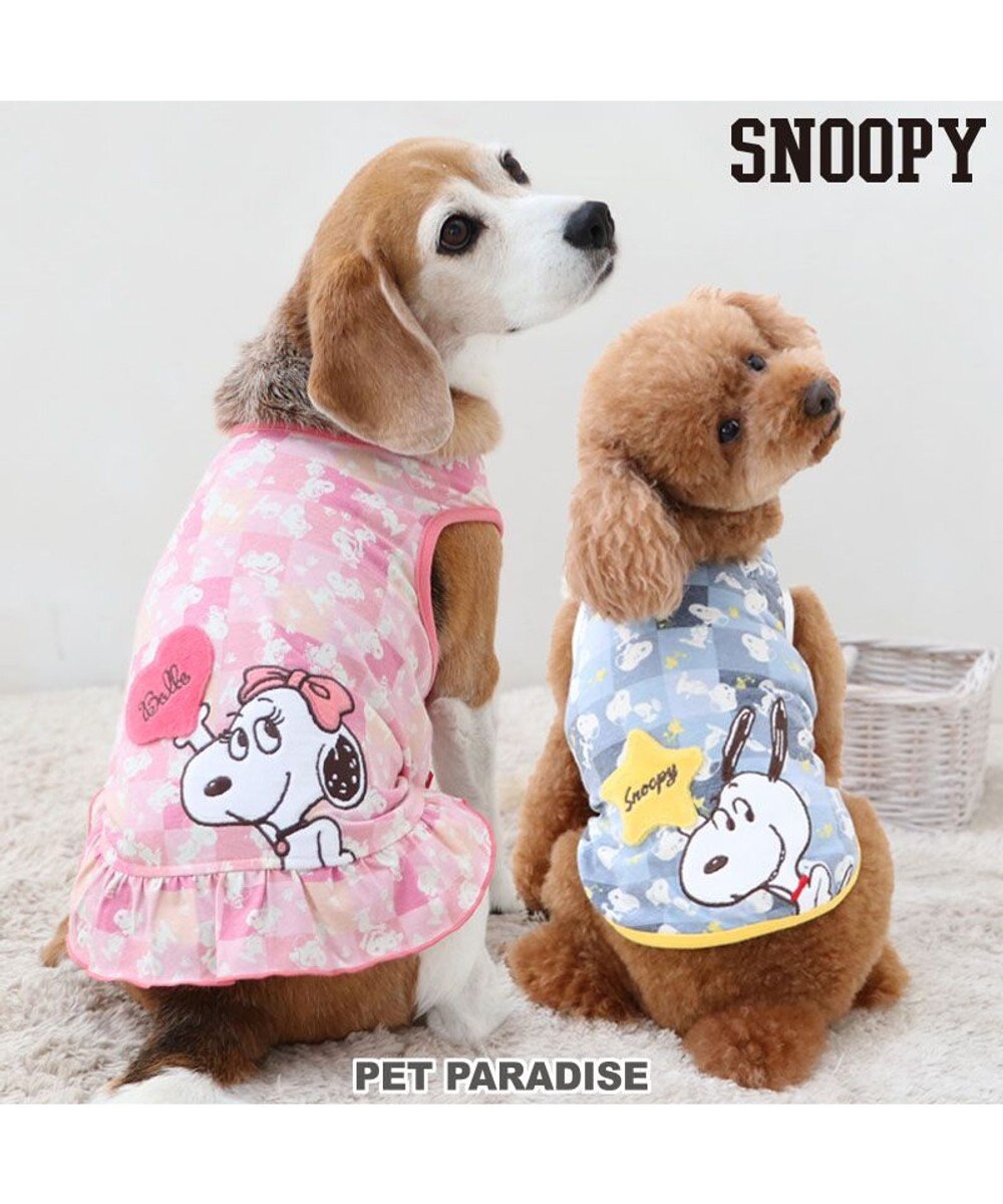 PET PARADISE スヌーピー ベル タンクトップ 《ポップ柄》 小型犬 