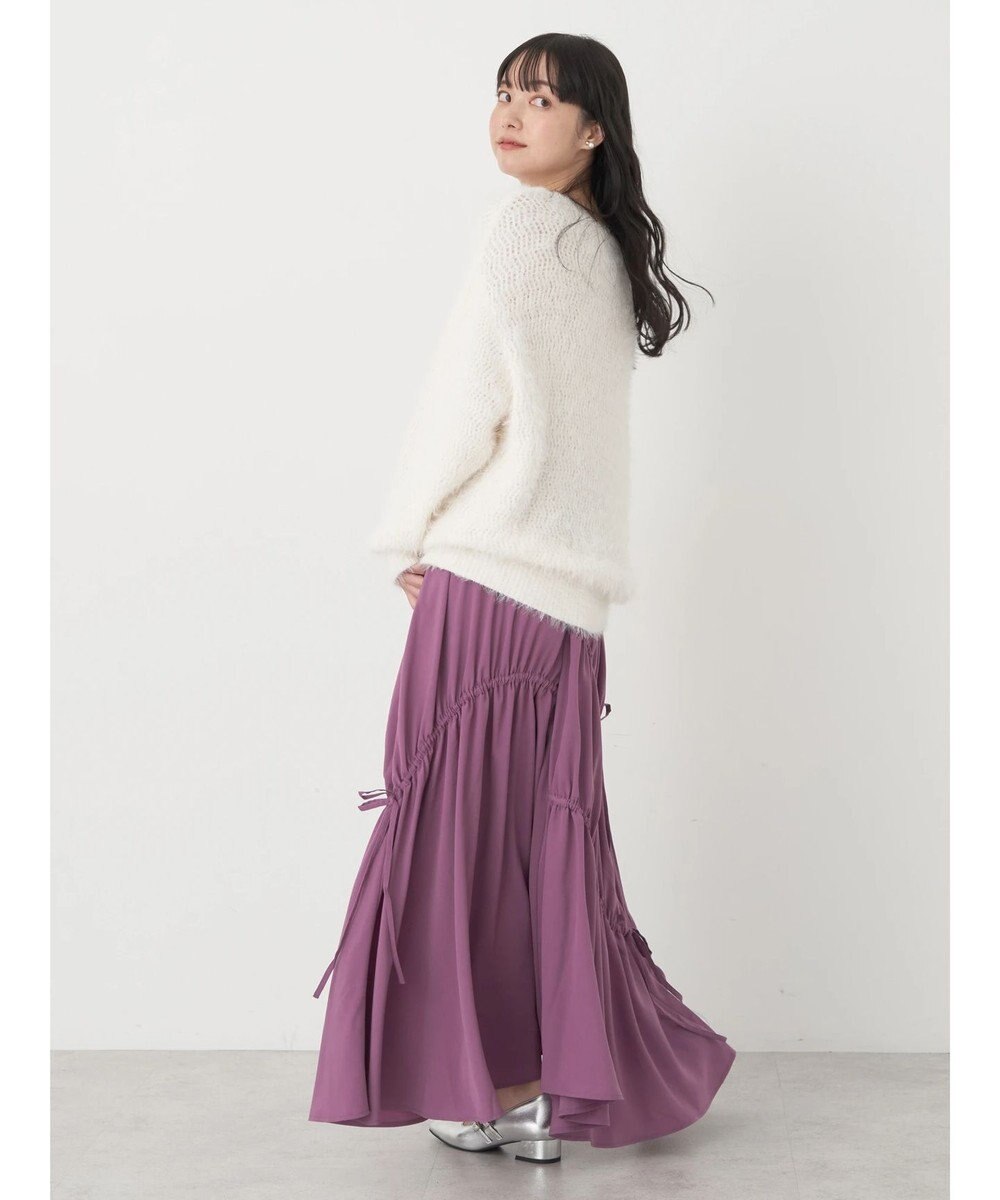 earth music&ecology ドロストギャザーフレアスカート 
