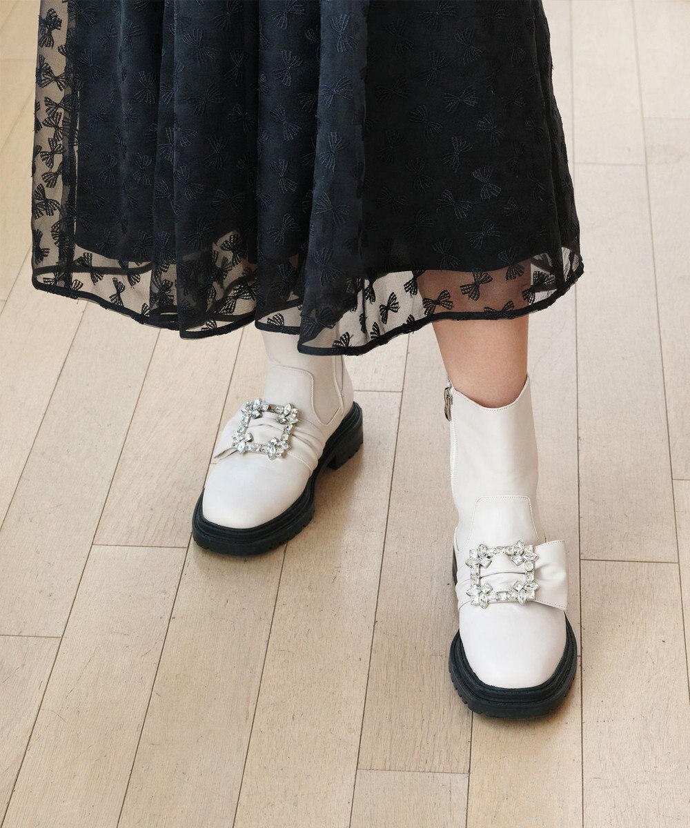 TOCCA 【晴雨兼用】SQUARE BIJOUX RAINBOOTS ブーツ 